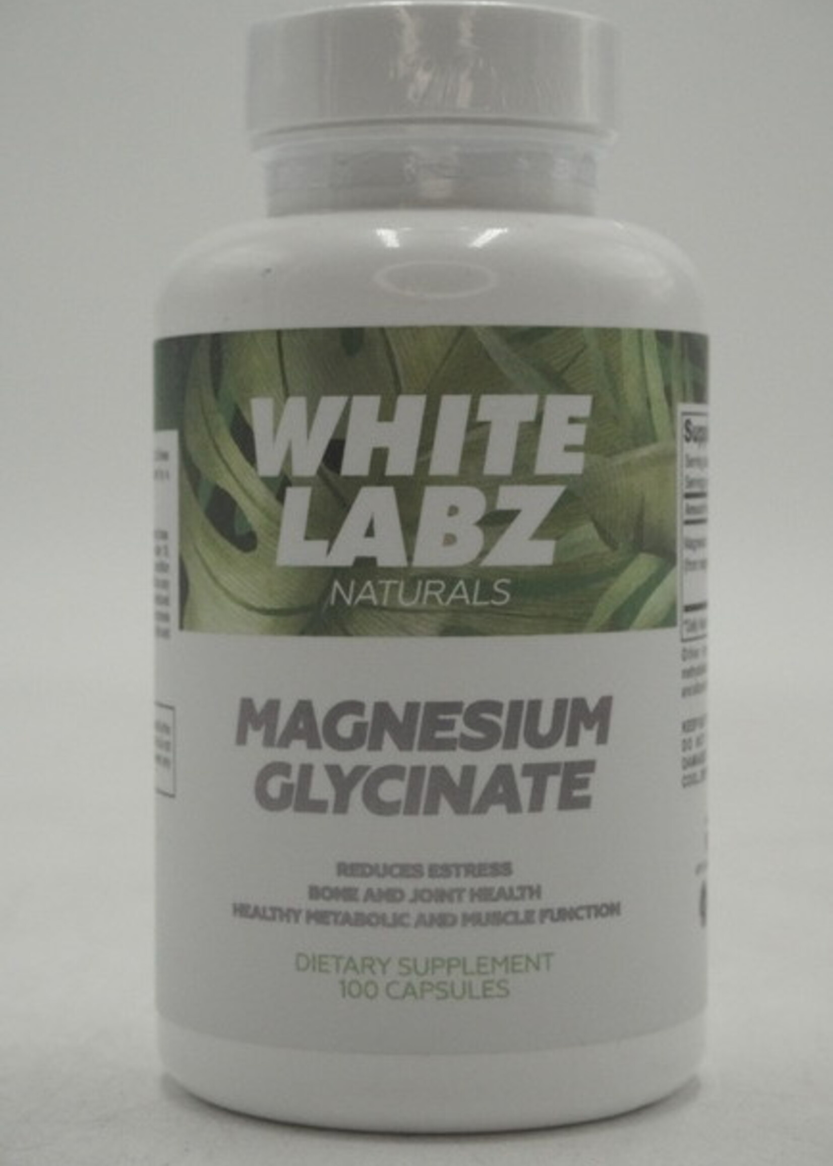WHITE LABZ MAGNESIUM GLYCINATE WHITE LABZ 200MG 100 CAP