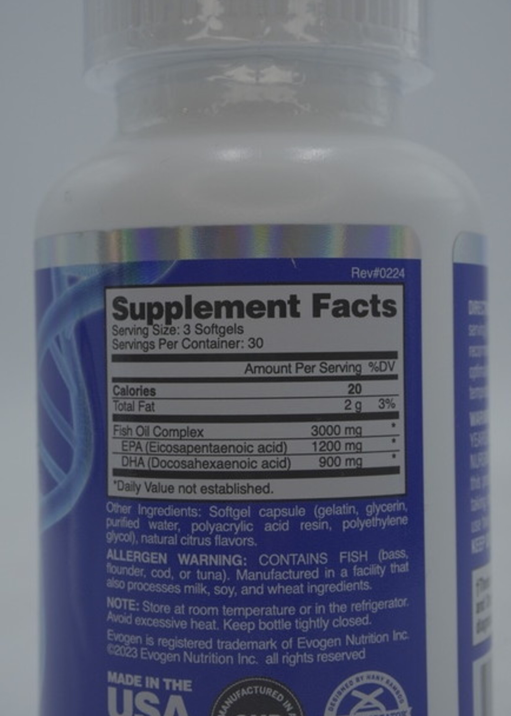 EVOGEN OMEGA 3 EVOGEN 90 CAP