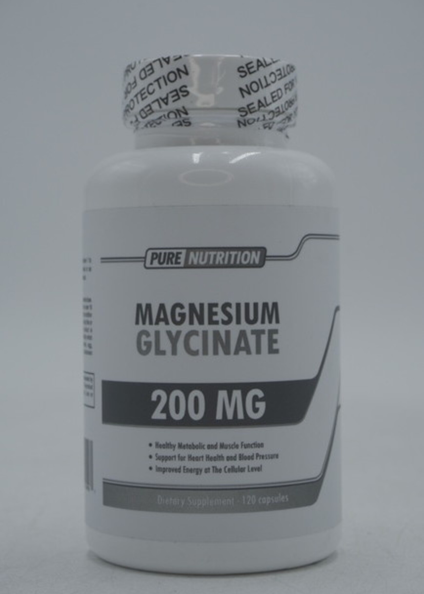 PURE NUTRITION MAGNESIUM GLYCINATE PURE NUTRITION 200MG 120 CAP