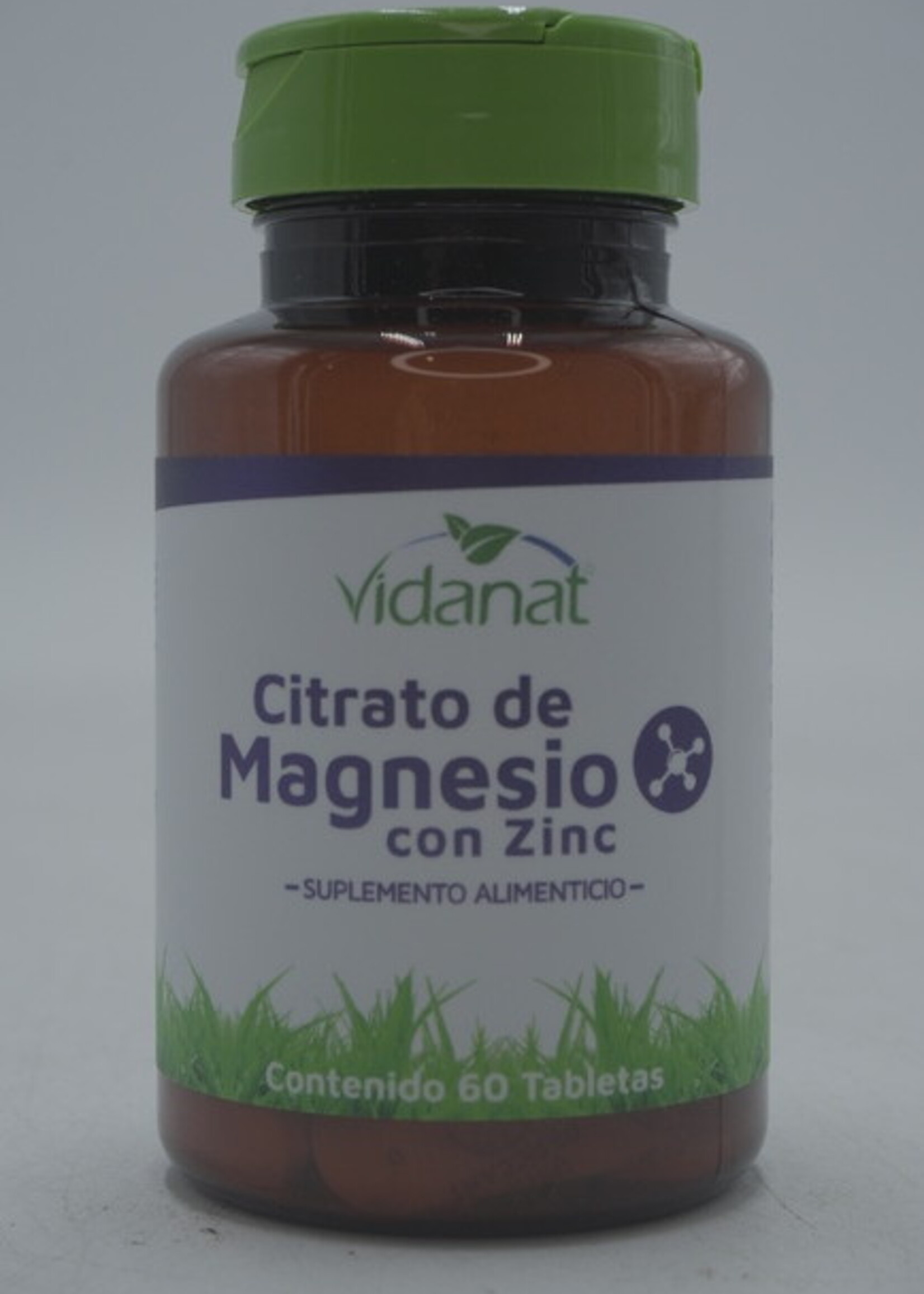 VIDANAT CITRATO DE MAGNESIO CON ZINC VIDANAT 60 TAB