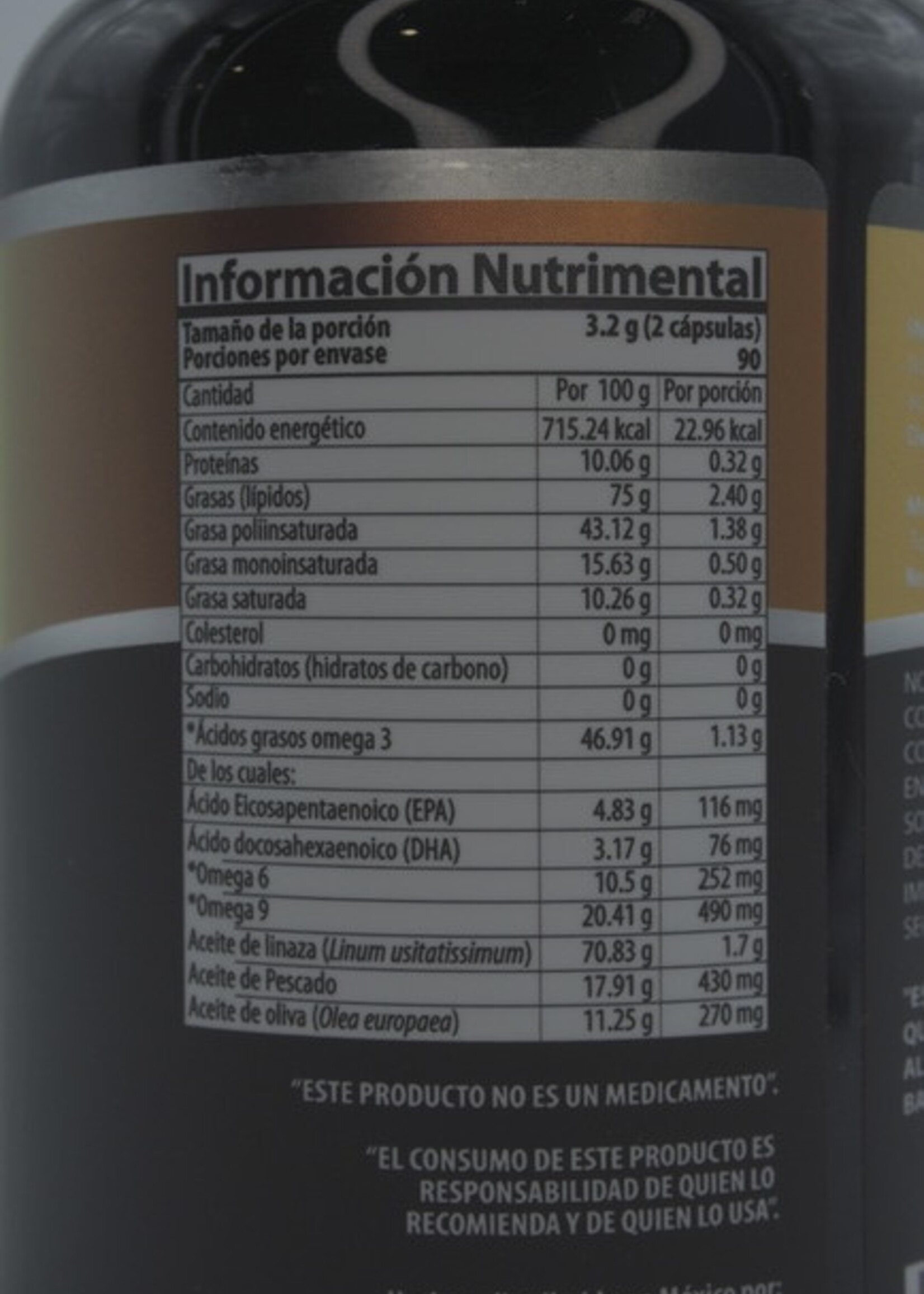 NATURAL HEALTH OMEGA 3, 6 Y 9 NATURAL HEALTH 180 CAP