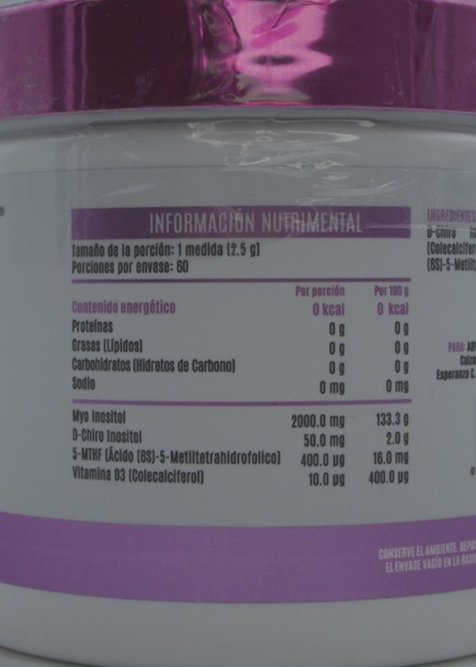 ADVANCE NUTRITION MYO & INOSITOL ADVANCED 60 SERV