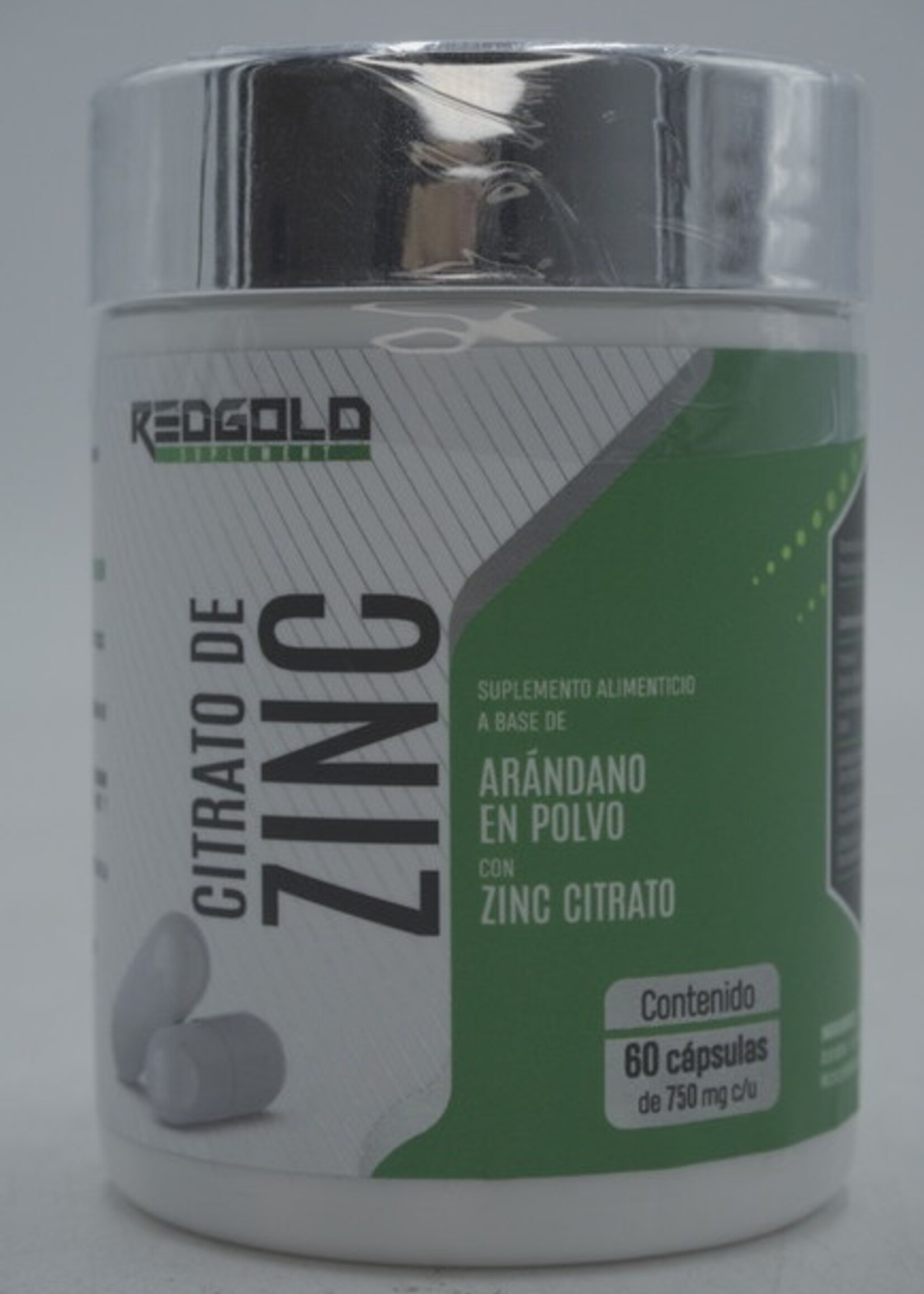 REDGOLD CITRATO DE ZINC REDGOLD 60 CAP