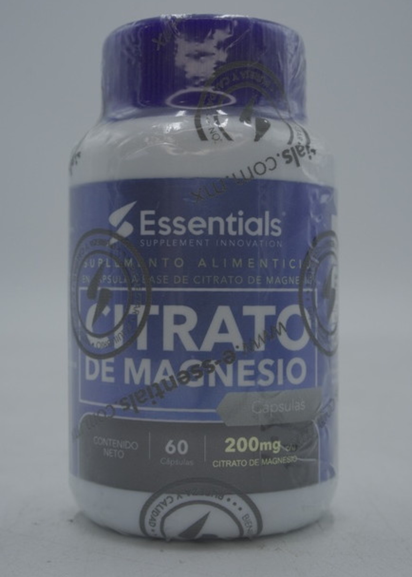 ESSENTIALS CITRATO DE MAGNESIO ESSENTIAL 200 MG/60 CAP