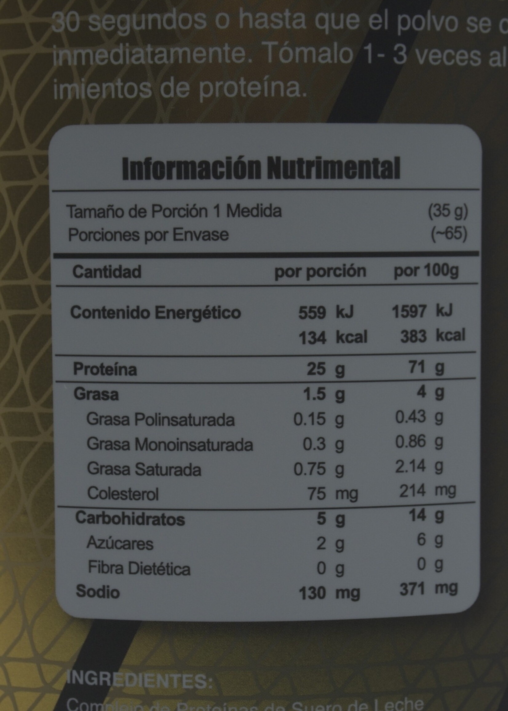 META NUTRITION META WHEY