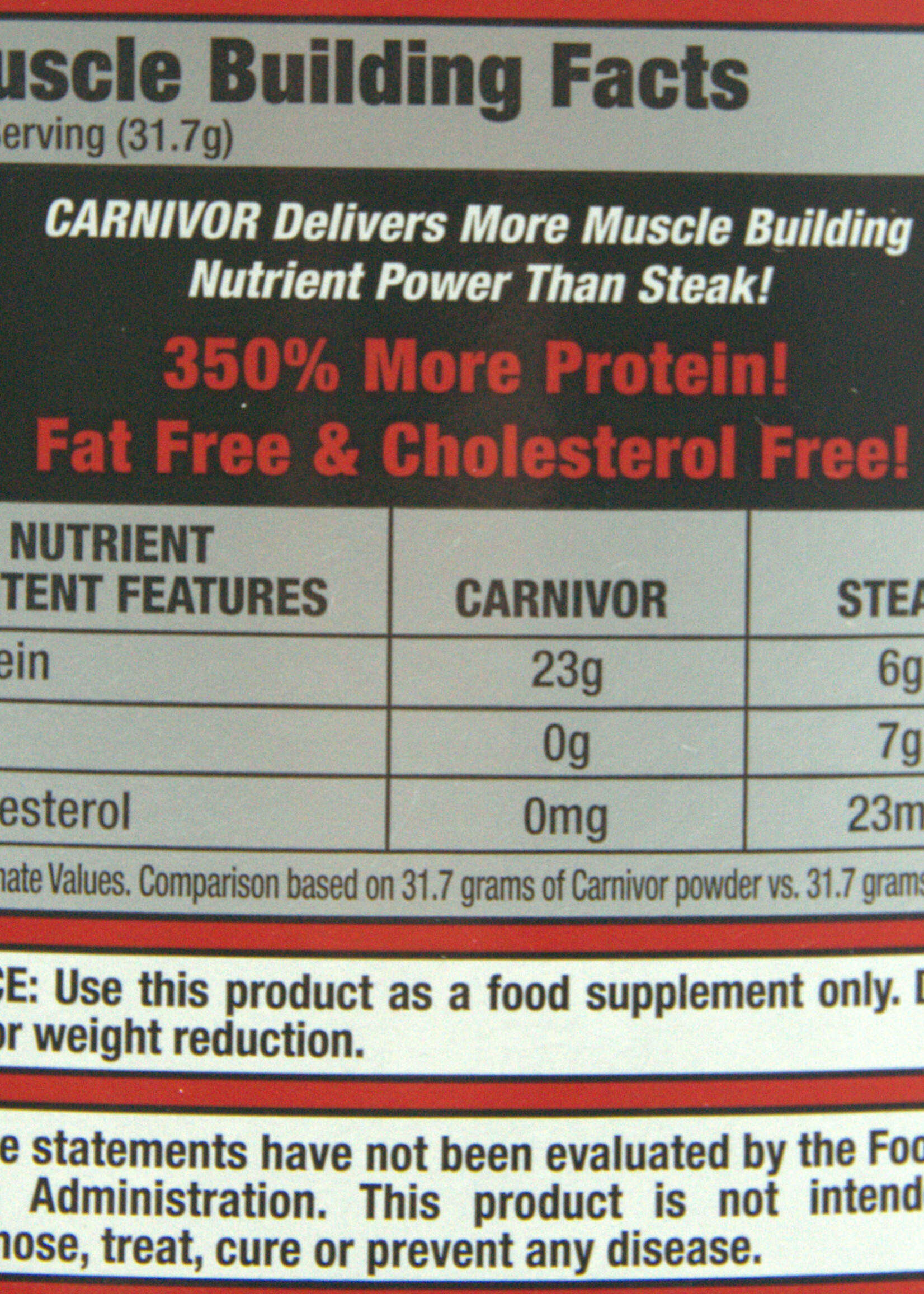 MUSCLE MEDS CARNIVOR PROTEIN 4 LB