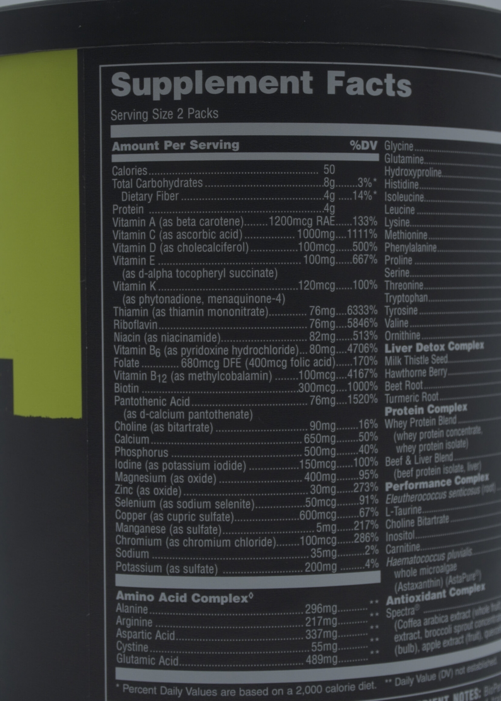 ANIMAL ANIMAL PAK (Multivitamínico) 30 PACK