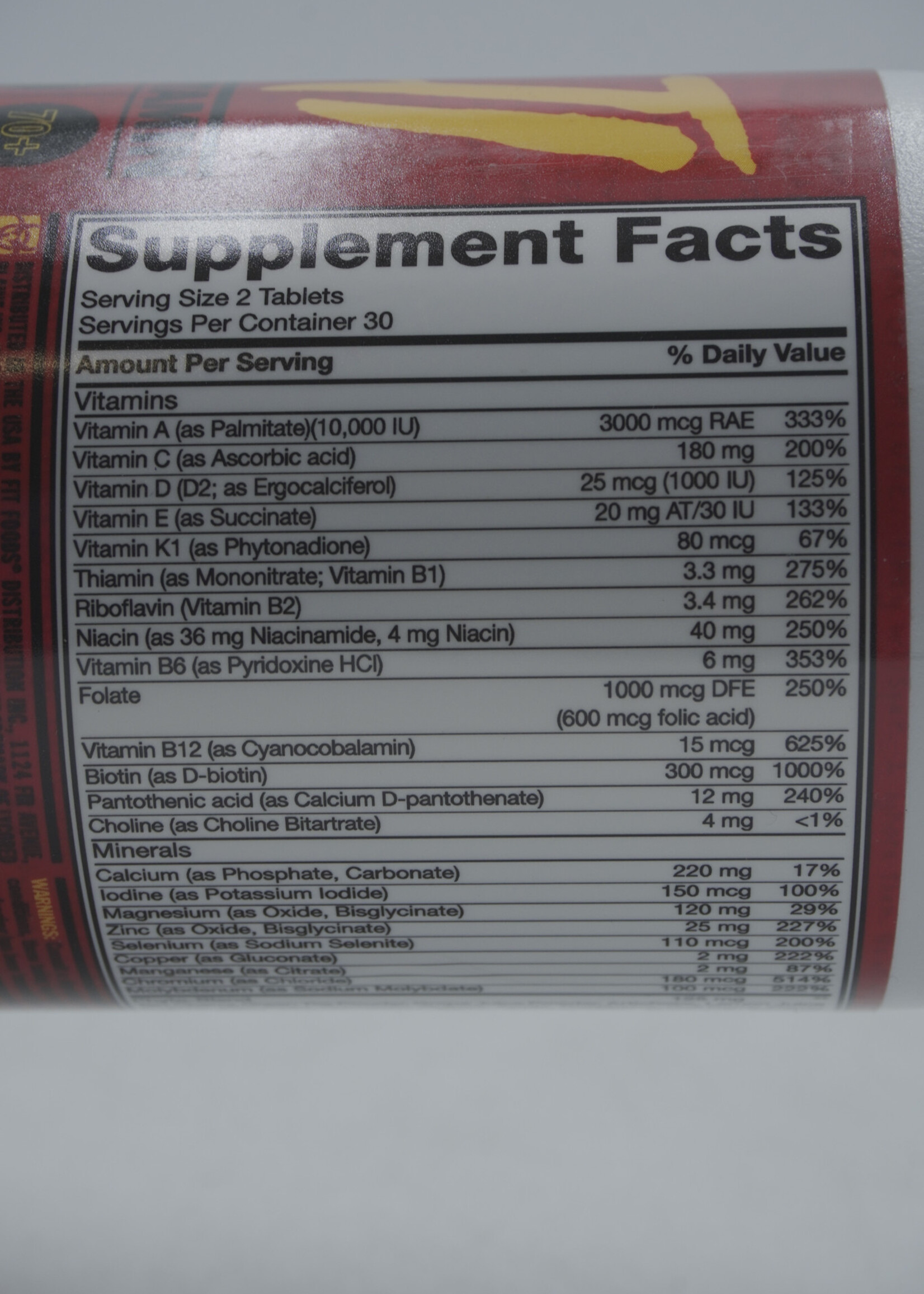 MUTANT MULTIVITAMIN MUTANT 60 CAP