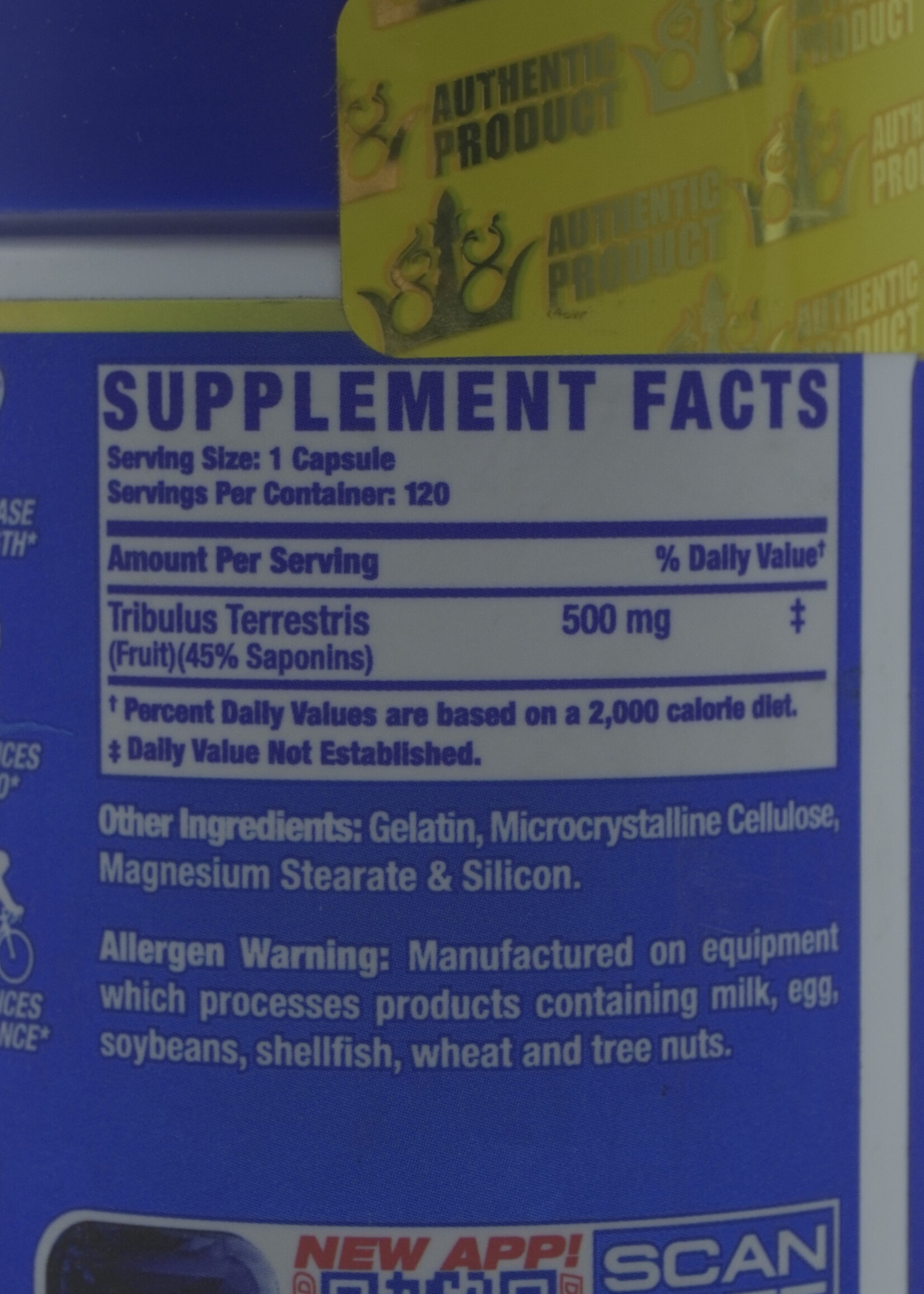 TRIBULUS XS 120 CAP