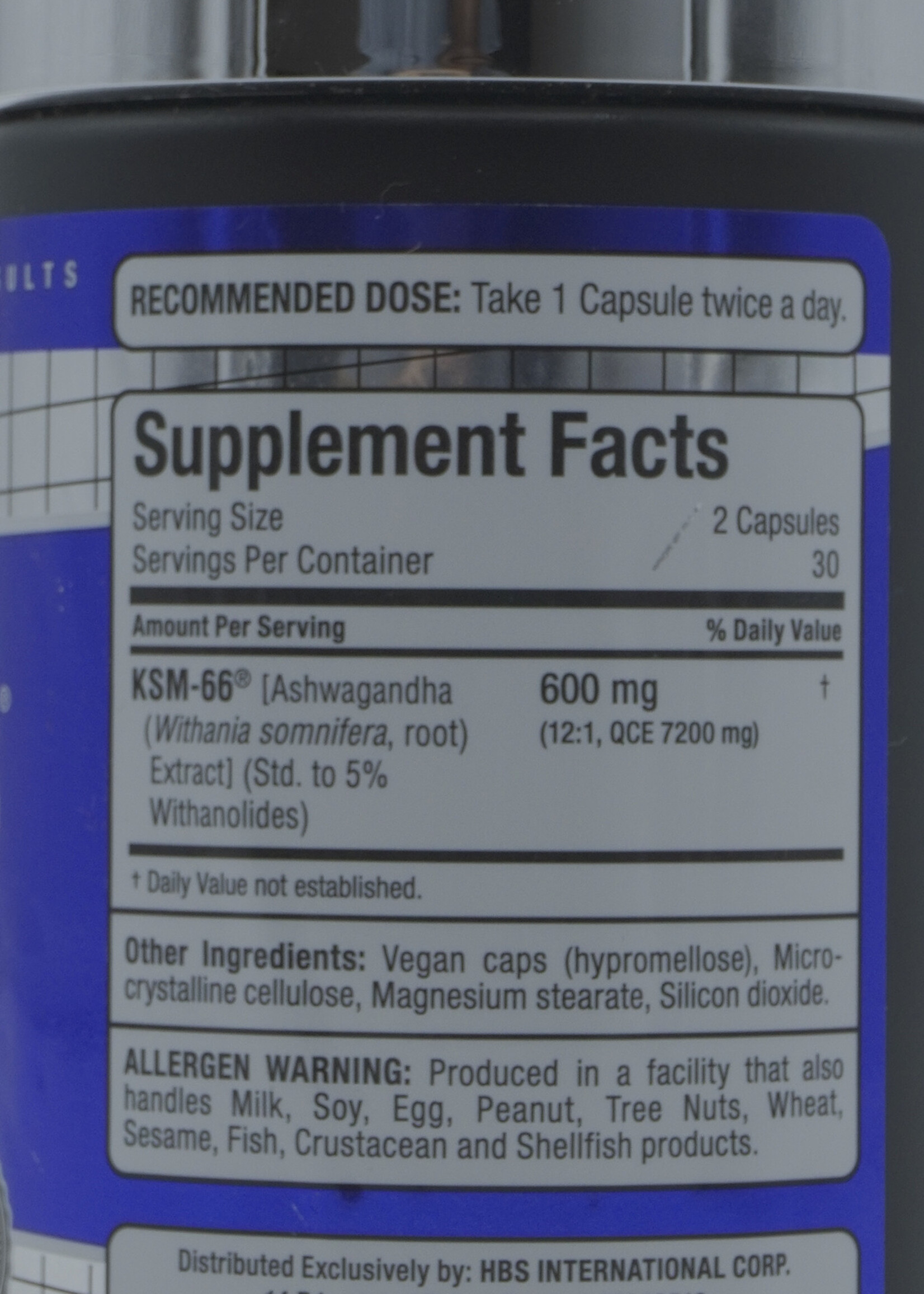 ALLMAX ASHWAGANDA ALLMAX 60 CAP