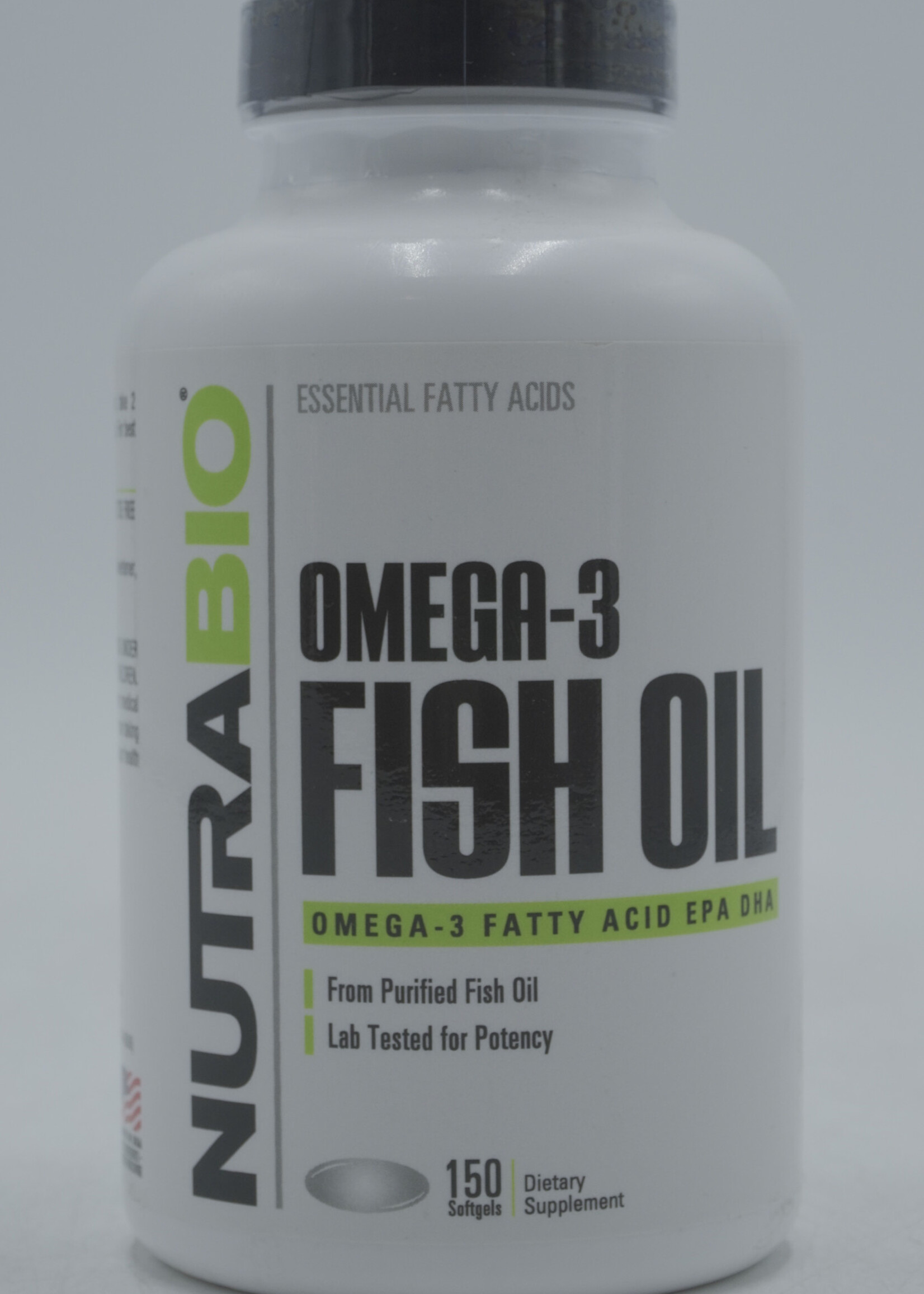 NUTRABIO OMEGA 3 FISH OIL NUTRABIO 150 SOFTGELS
