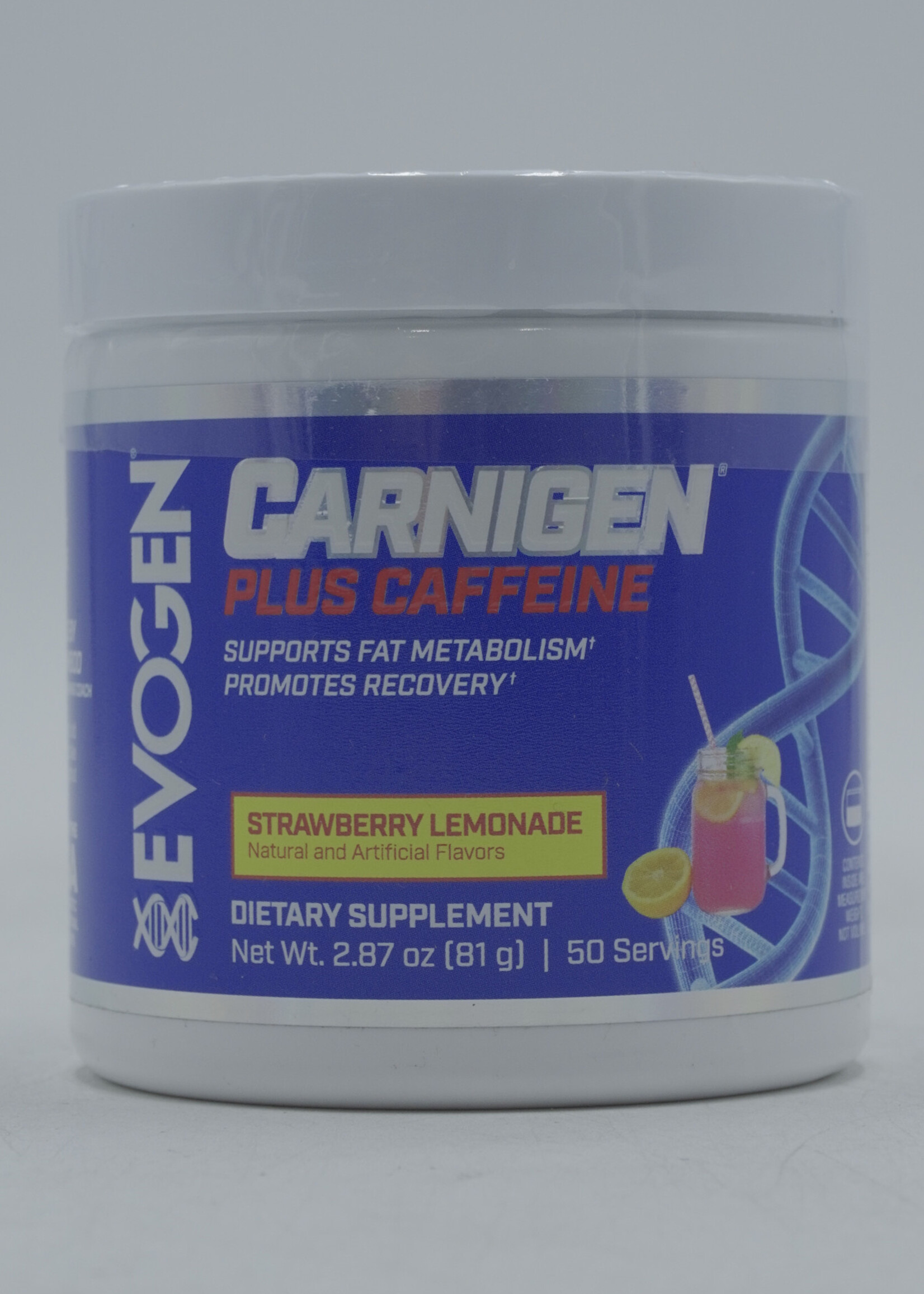 EVOGEN CARNIGEN + CAFFEINE 50 SERV STRAWBERRY LEMONADE