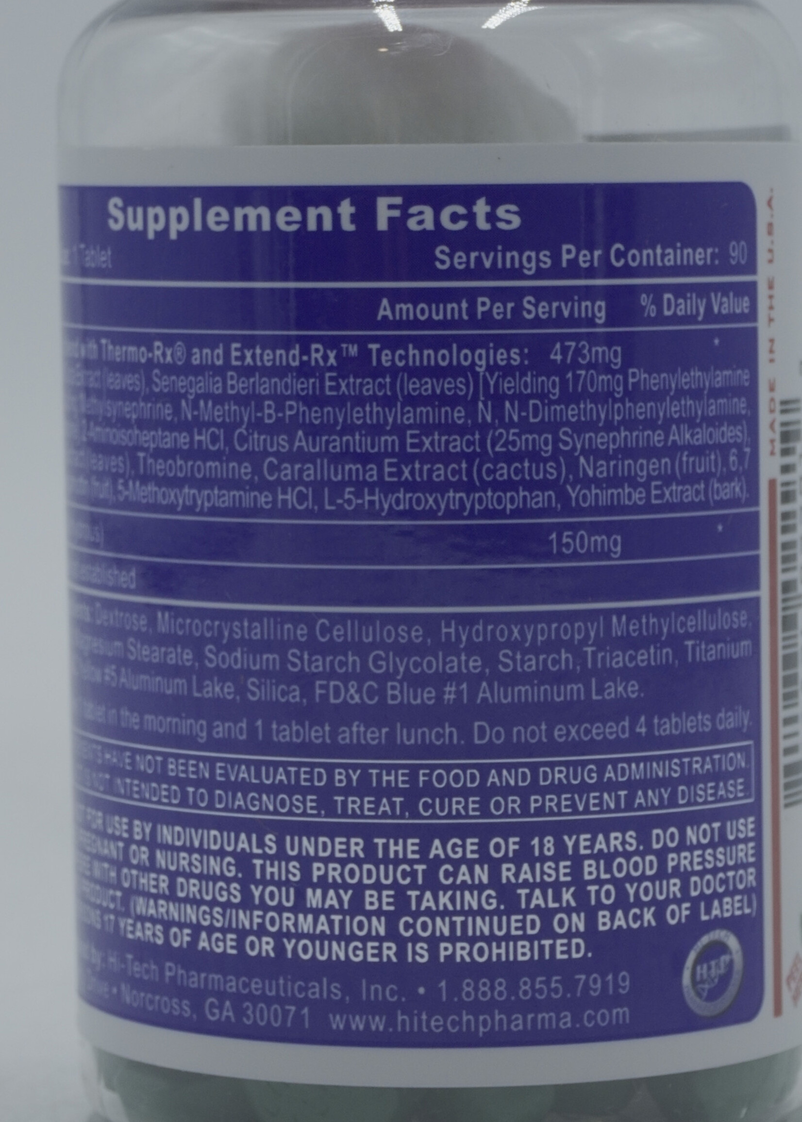 HTP LIPODRENE ELITE 90 CAP
