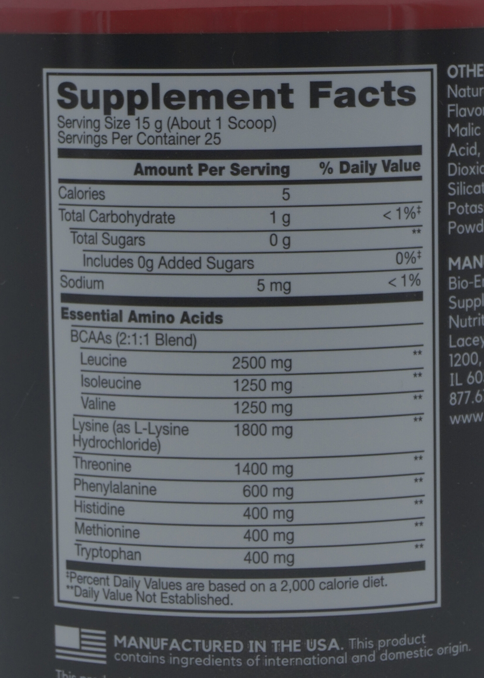 BSN AMINO X EAAS BSN