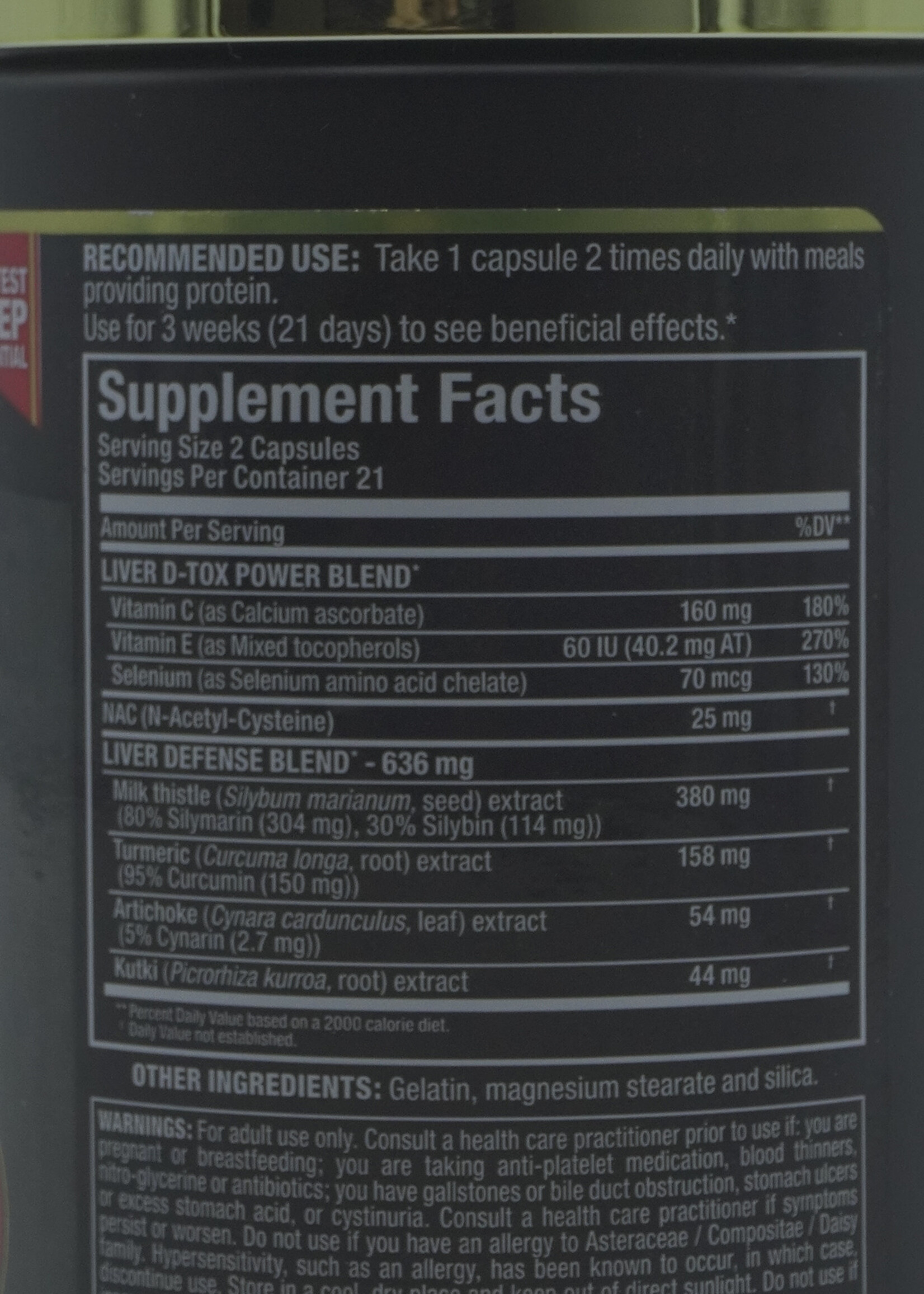 ALLMAX LIVER DTOX 42 CAP ALLMAX