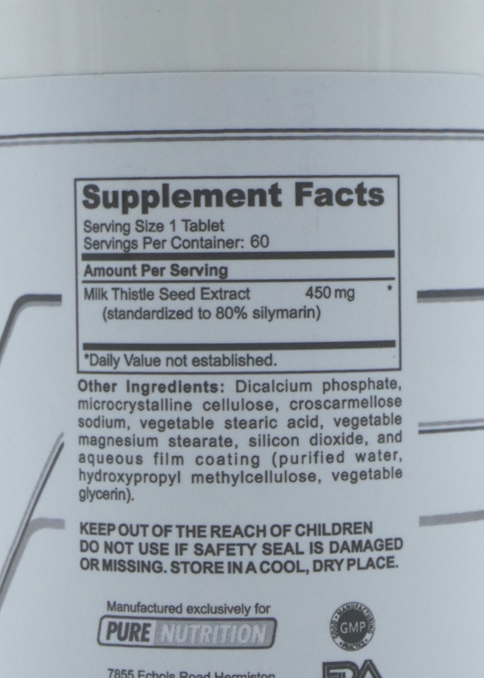 PURE NUTRITION LIVER PURE NUTRITION 60 TAB