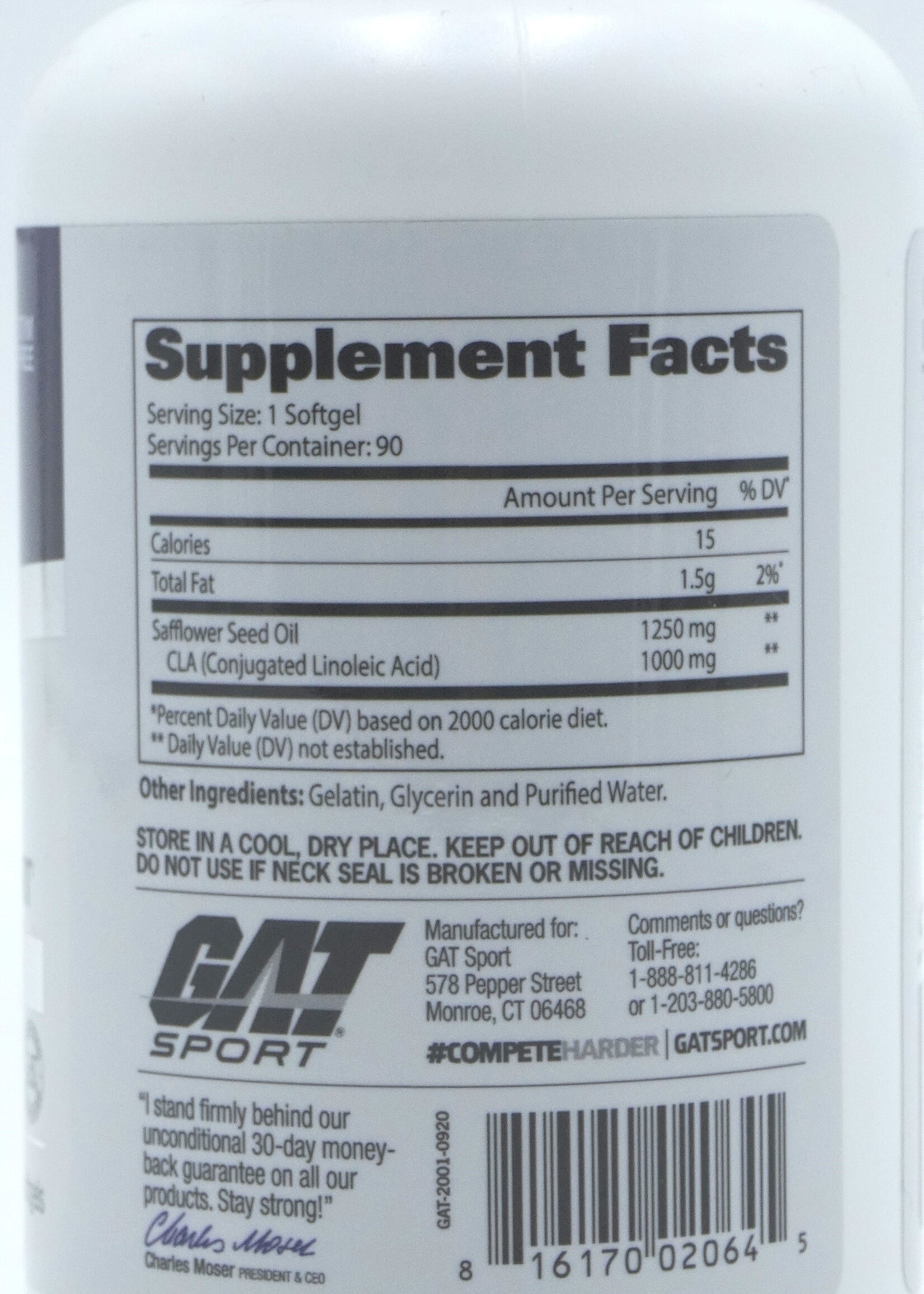 GAT CLA GAT 1250 90 SOFTGELS