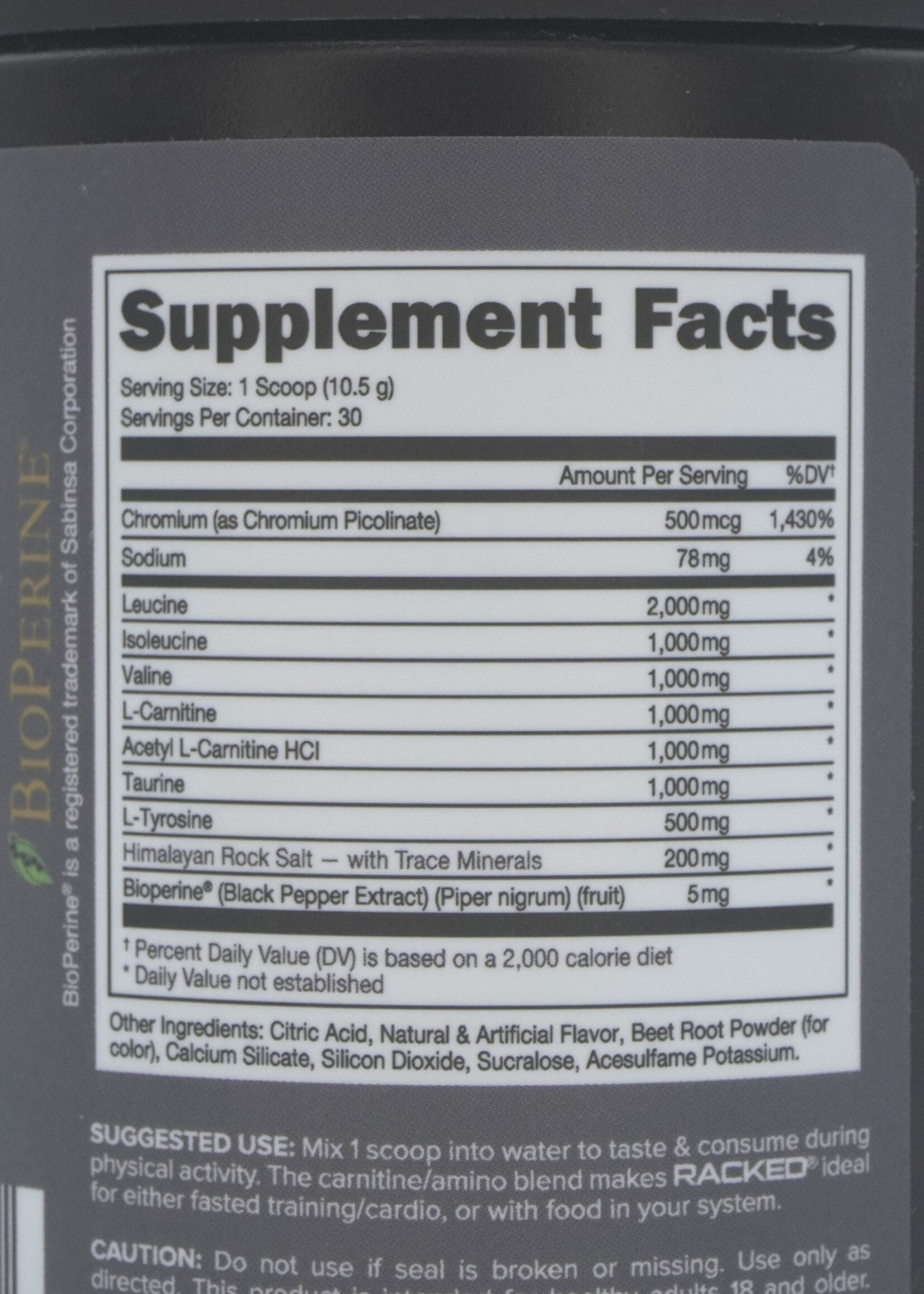 BUCKED UP BUCKED UP RACKED BCAA