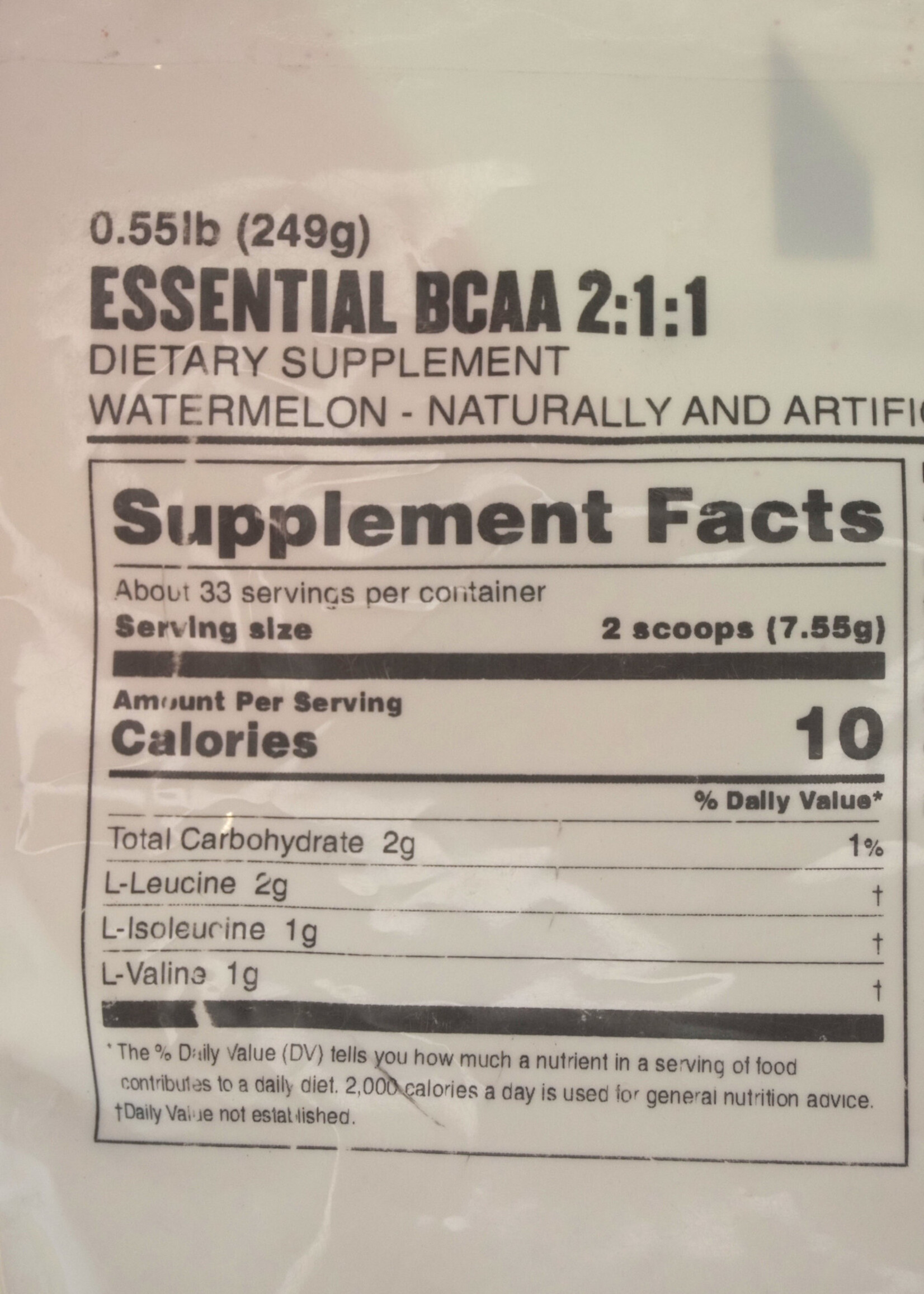 MY PROTEIN ESSENTIAL BCAA 2:1:1