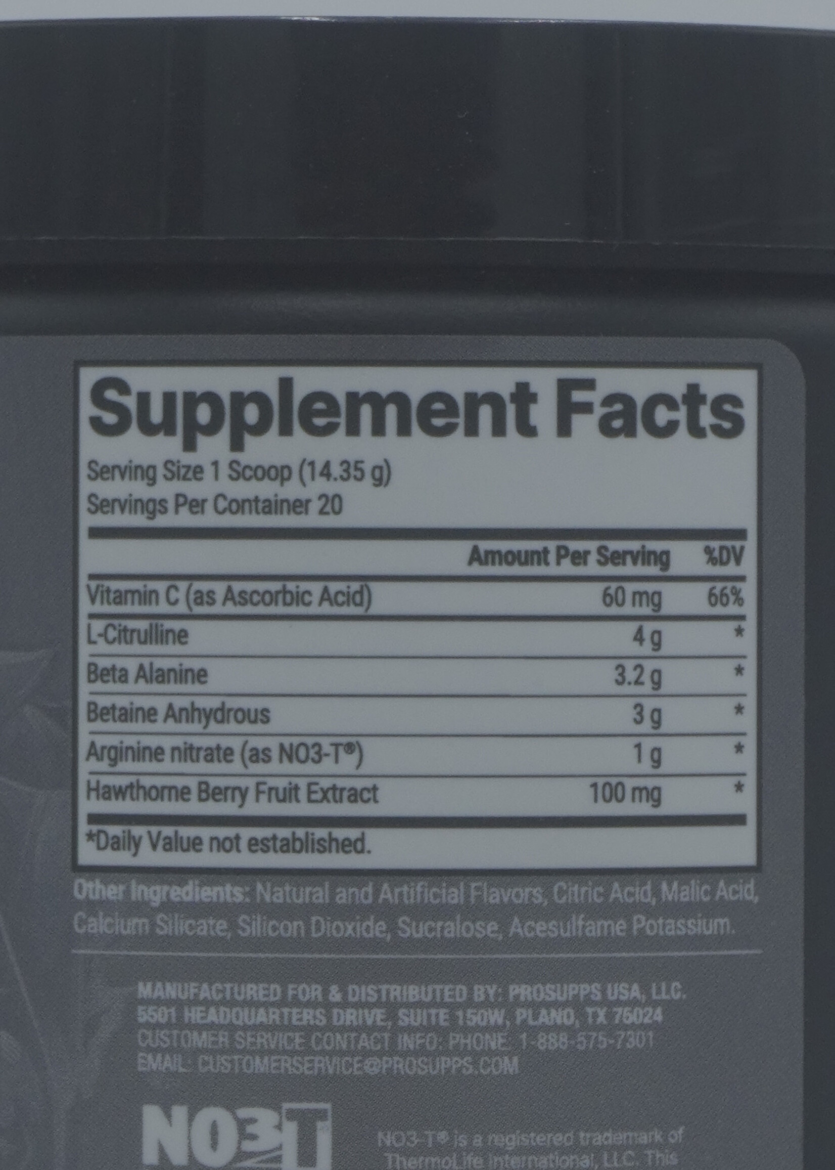 PRO SUPPS HYDE MAX PUMP STIM FREE