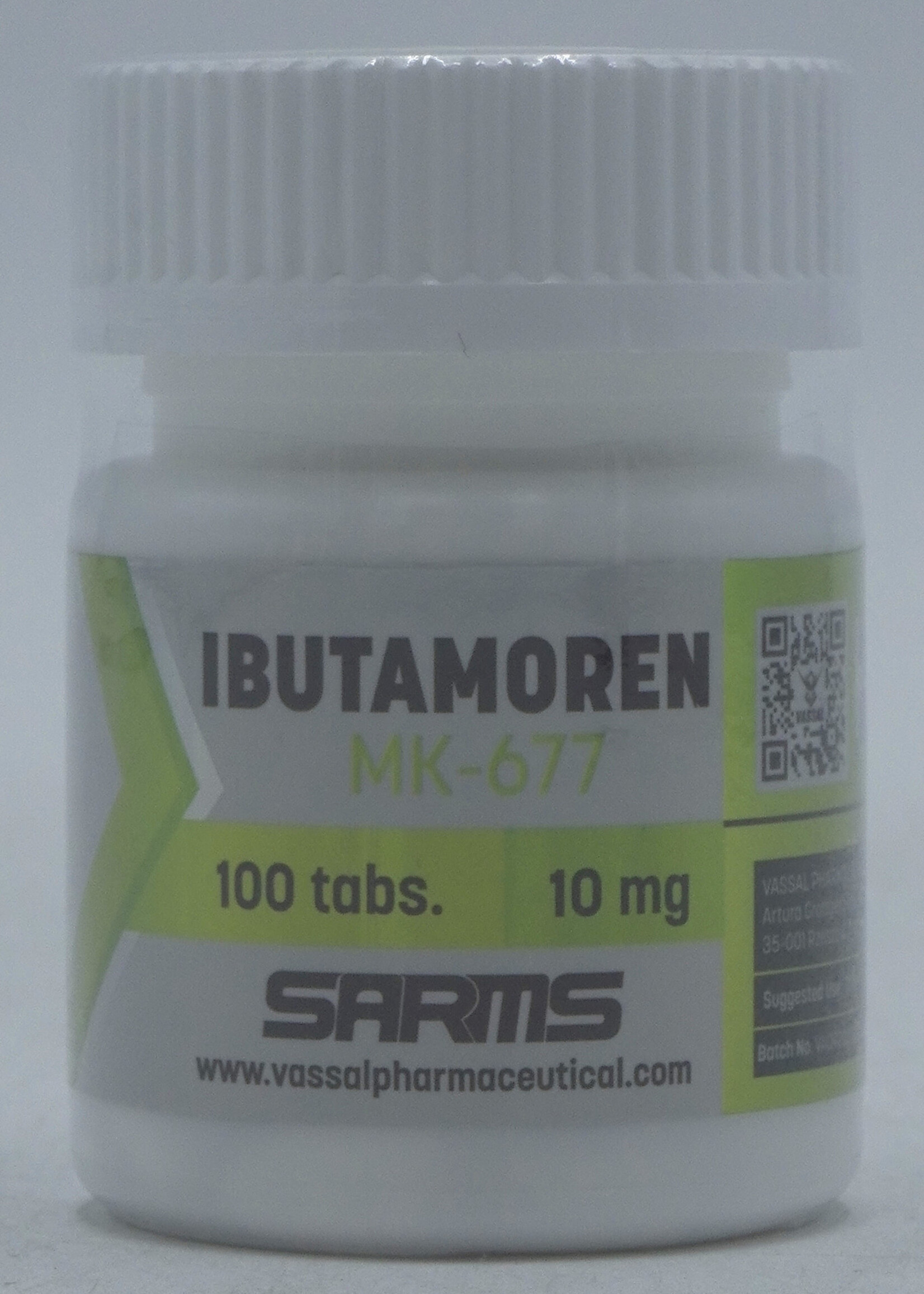 VASSAL IBUTAMOREN 10 MG 100 TAB VASSAL