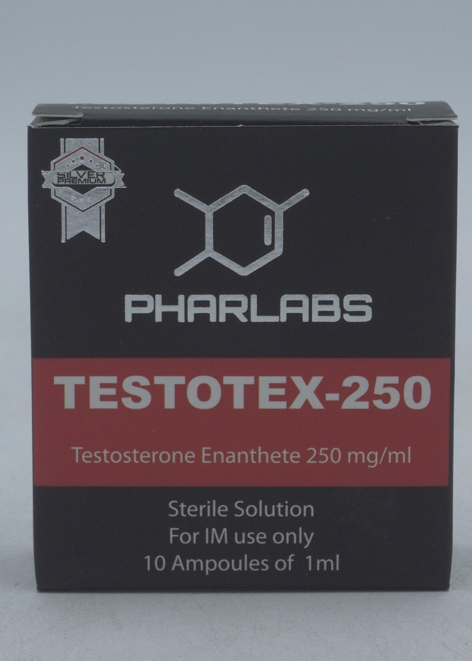 PHAR LABS TESTOTEX (Testo Enantato) PHAR SILVER 250 MG 10 ML