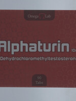 OMEGA LAB ALPHATURIN 90 TAB/10 MG OMEGA LABS