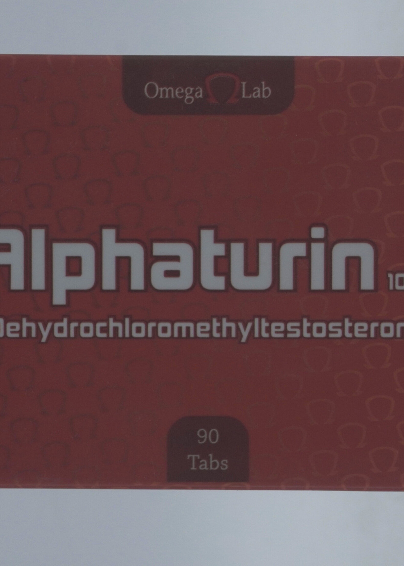 OMEGA LAB ALPHATURIN 90 TAB/10 MG OMEGA LABS