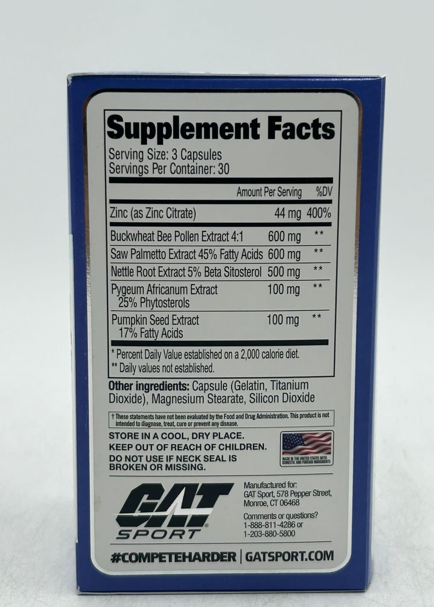 GAT TESTROL PROSTATA GAT 90 CAP