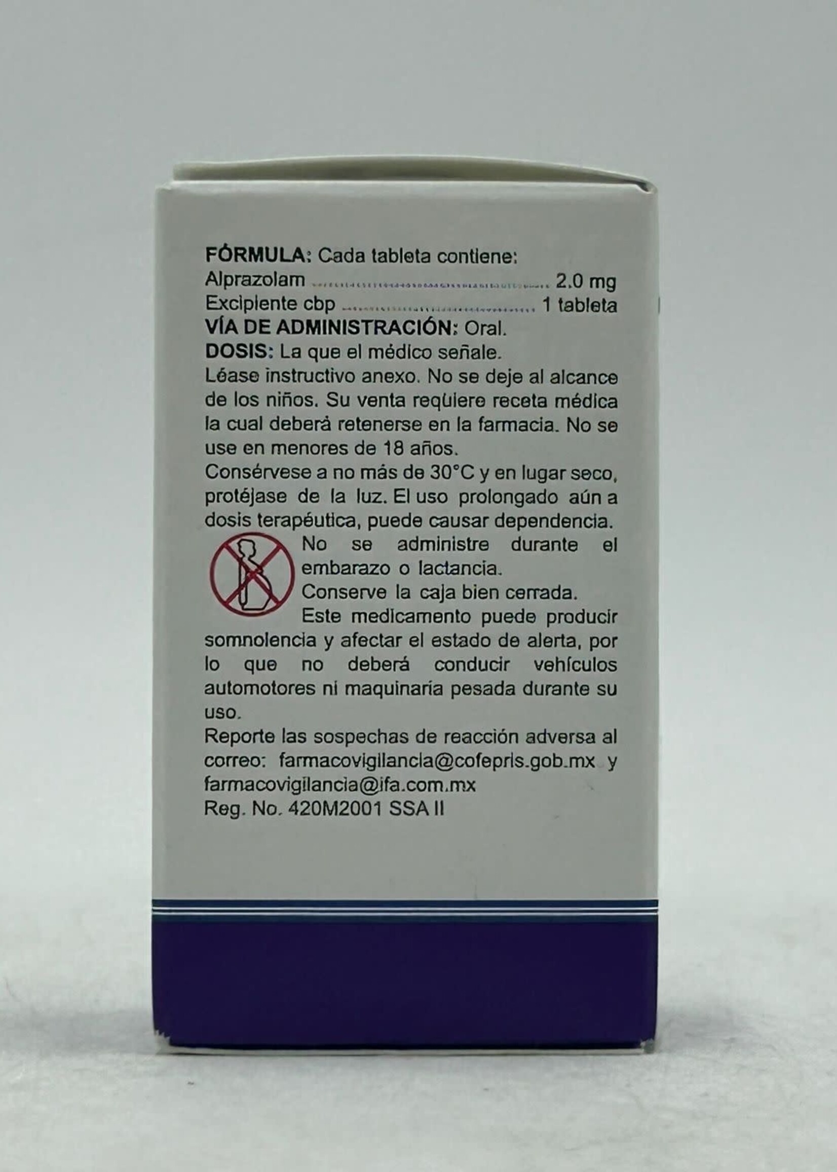 IFA FARMAPRAM ALPRAZOLAM 2.0 MG 30 TAB