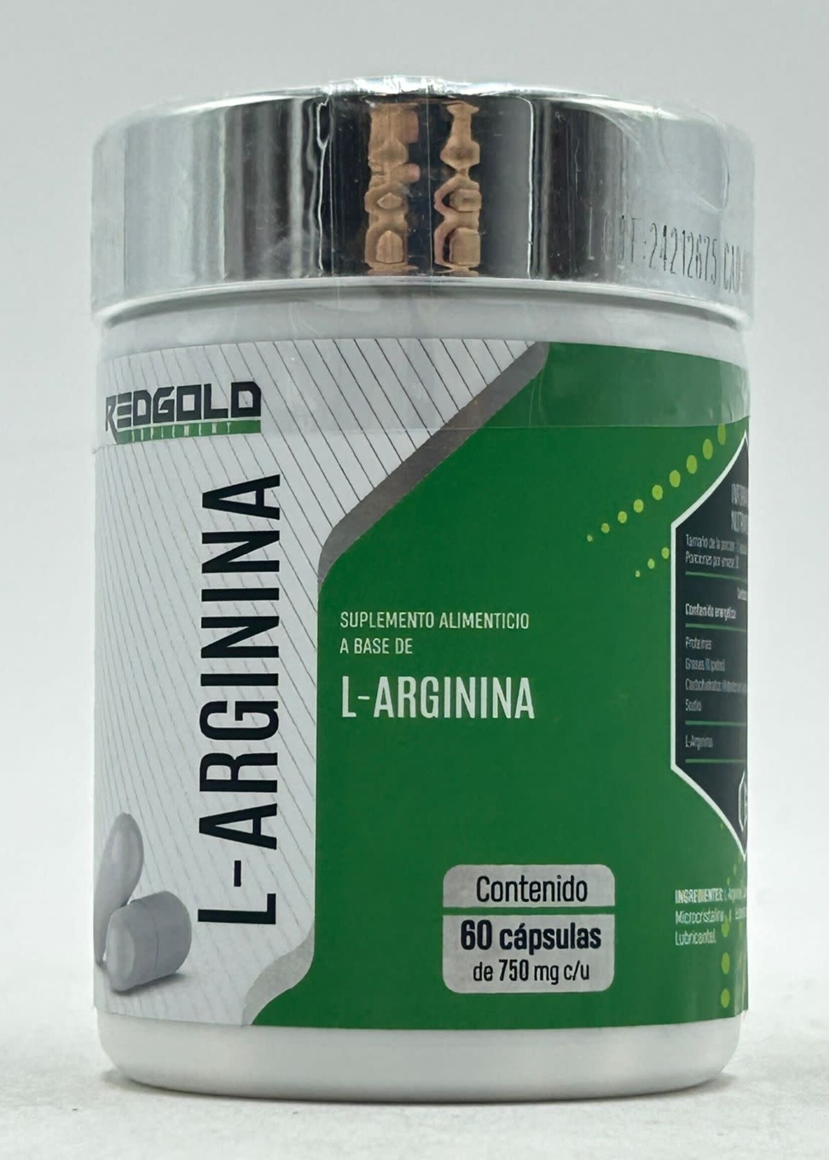 REDGOLD L-ARGININA RED GOLD 750 MG 60 CAP