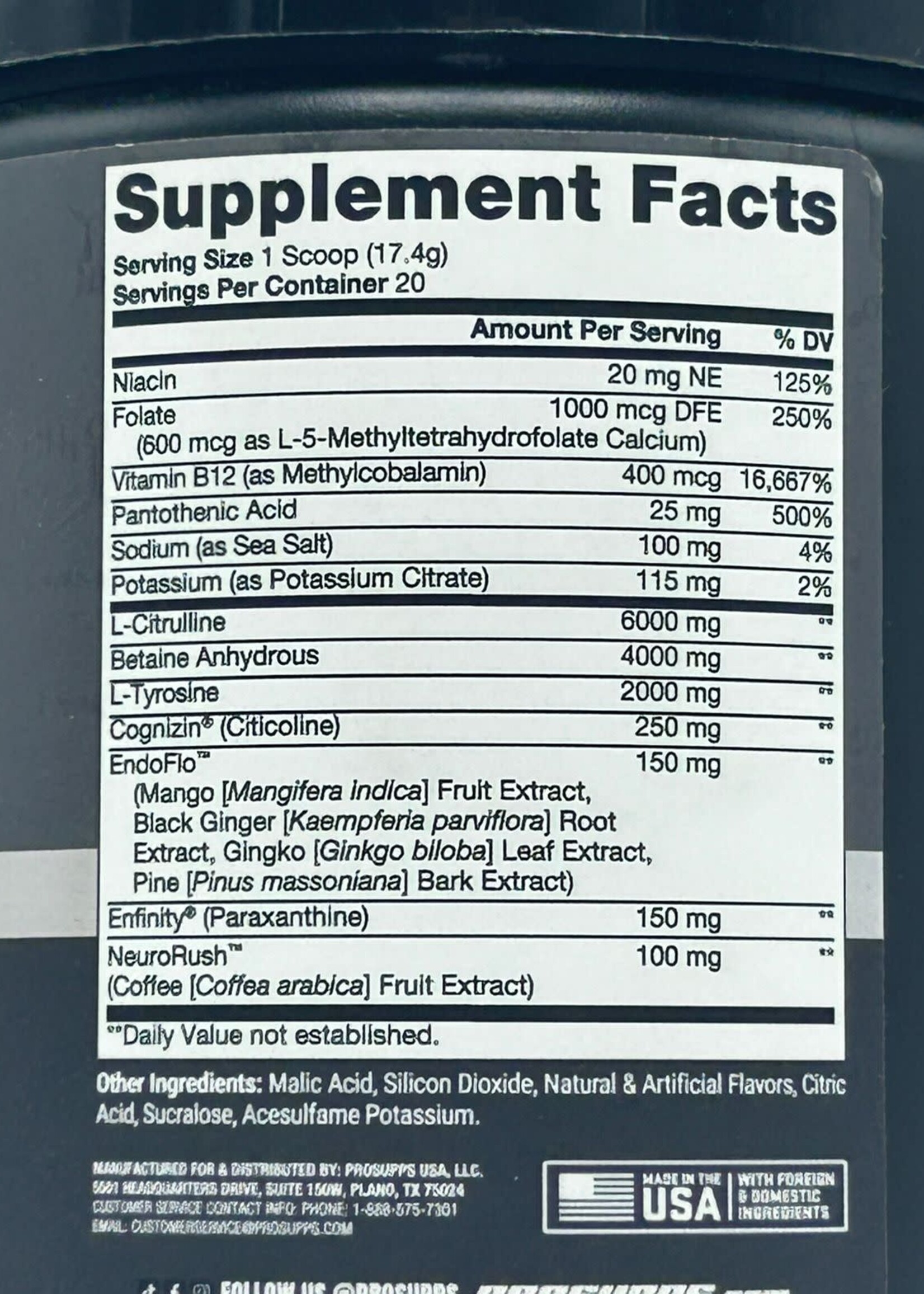 PRO SUPPS JEKYLL 20 SV