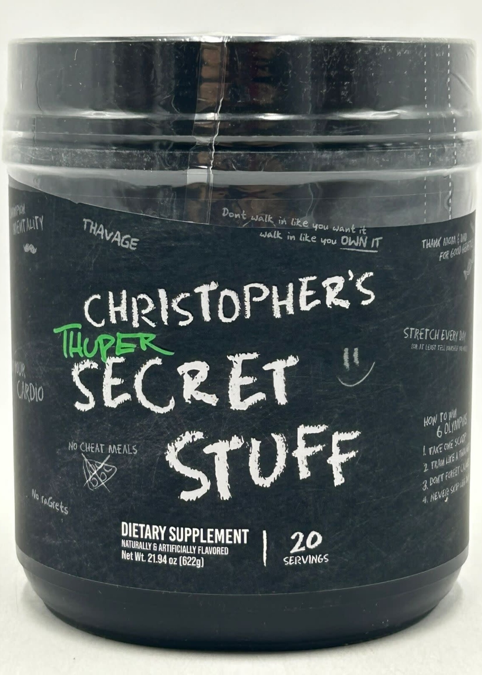 CBUM THUPPER THAVAGE CHRISTOPHER  SECRET STUFF 20 SERV