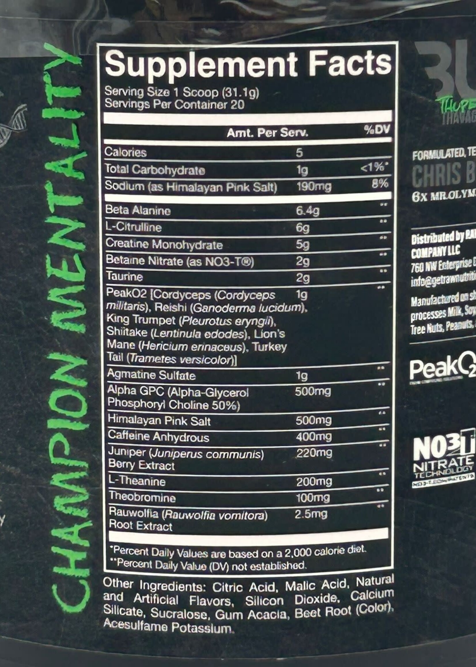 CBUM THUPPER THAVAGE CHRISTOPHER  SECRET STUFF 20 SERV