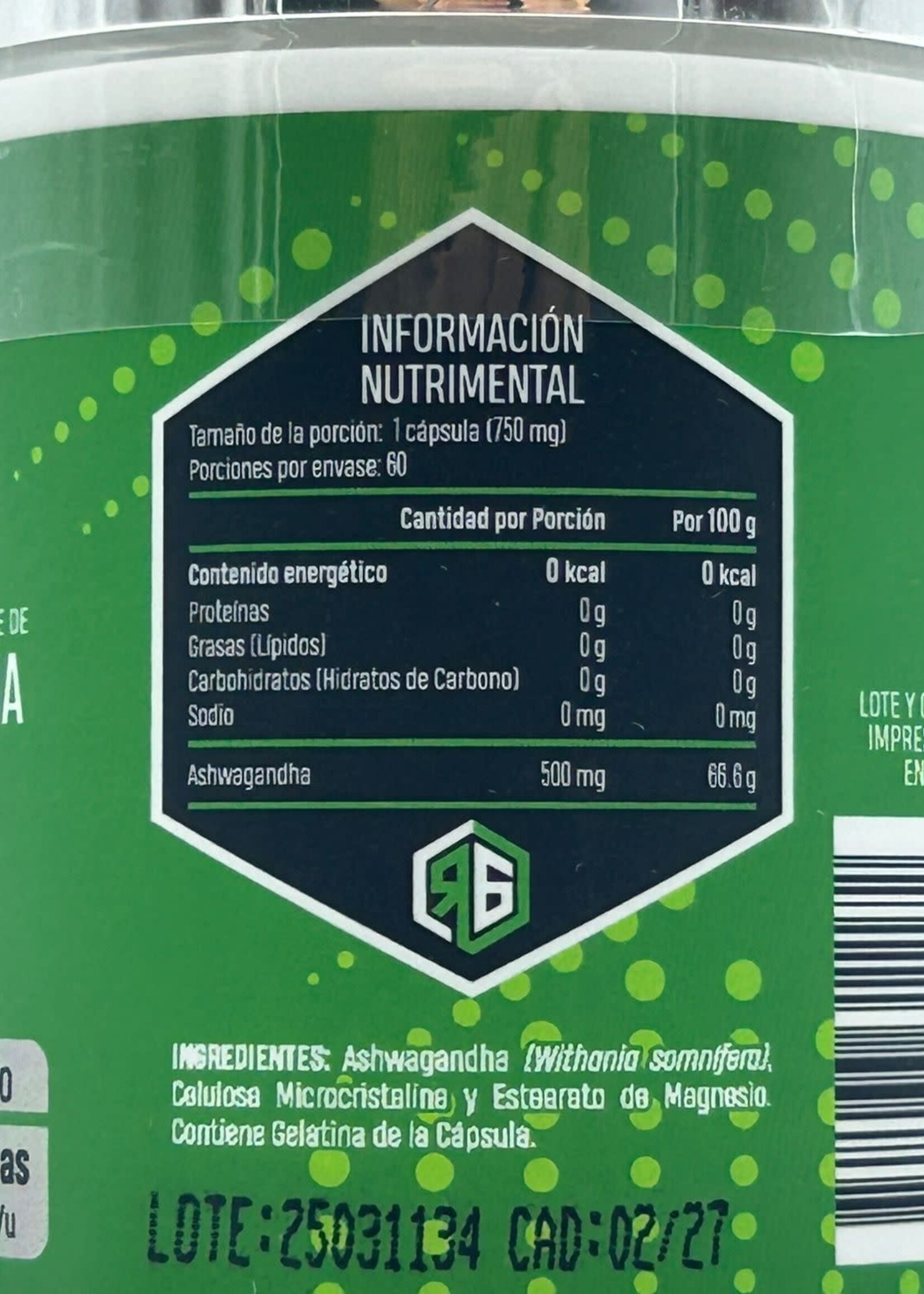 REDGOLD ASHWAGANDA REDGOLD 750 MG/60 CAP