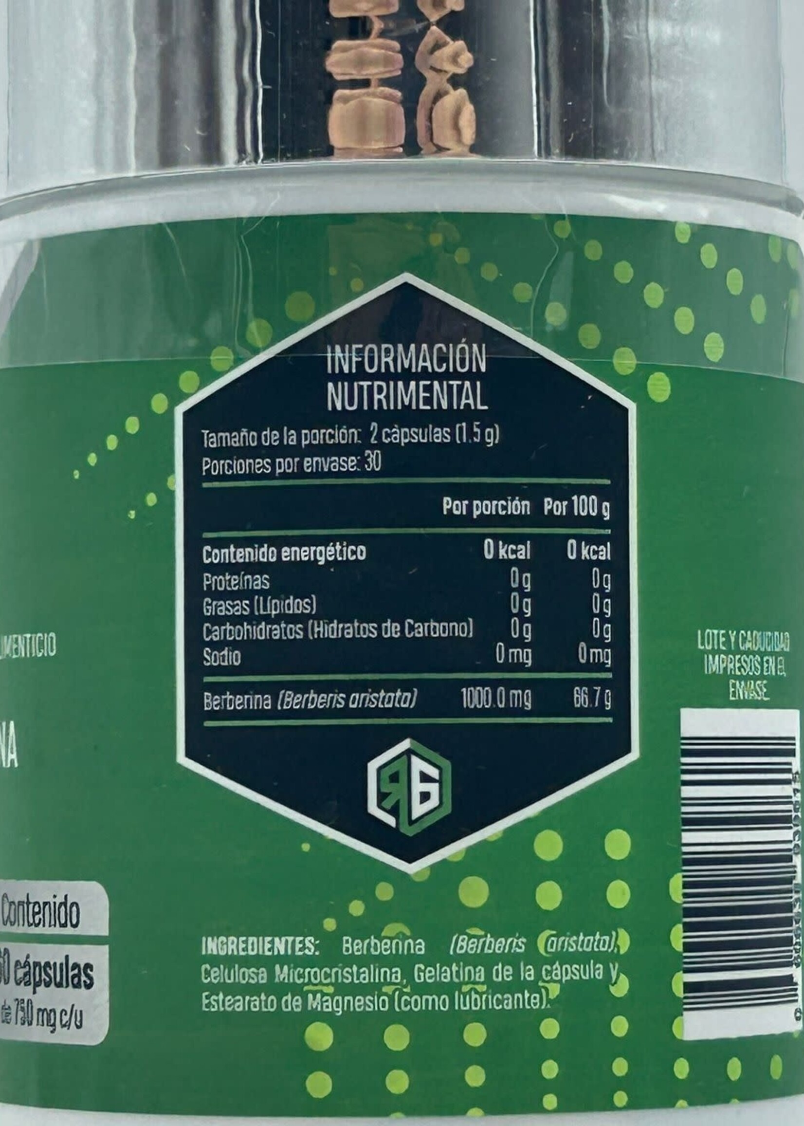 REDGOLD BERBERINA REDGOLD 750 MG/60 CAP