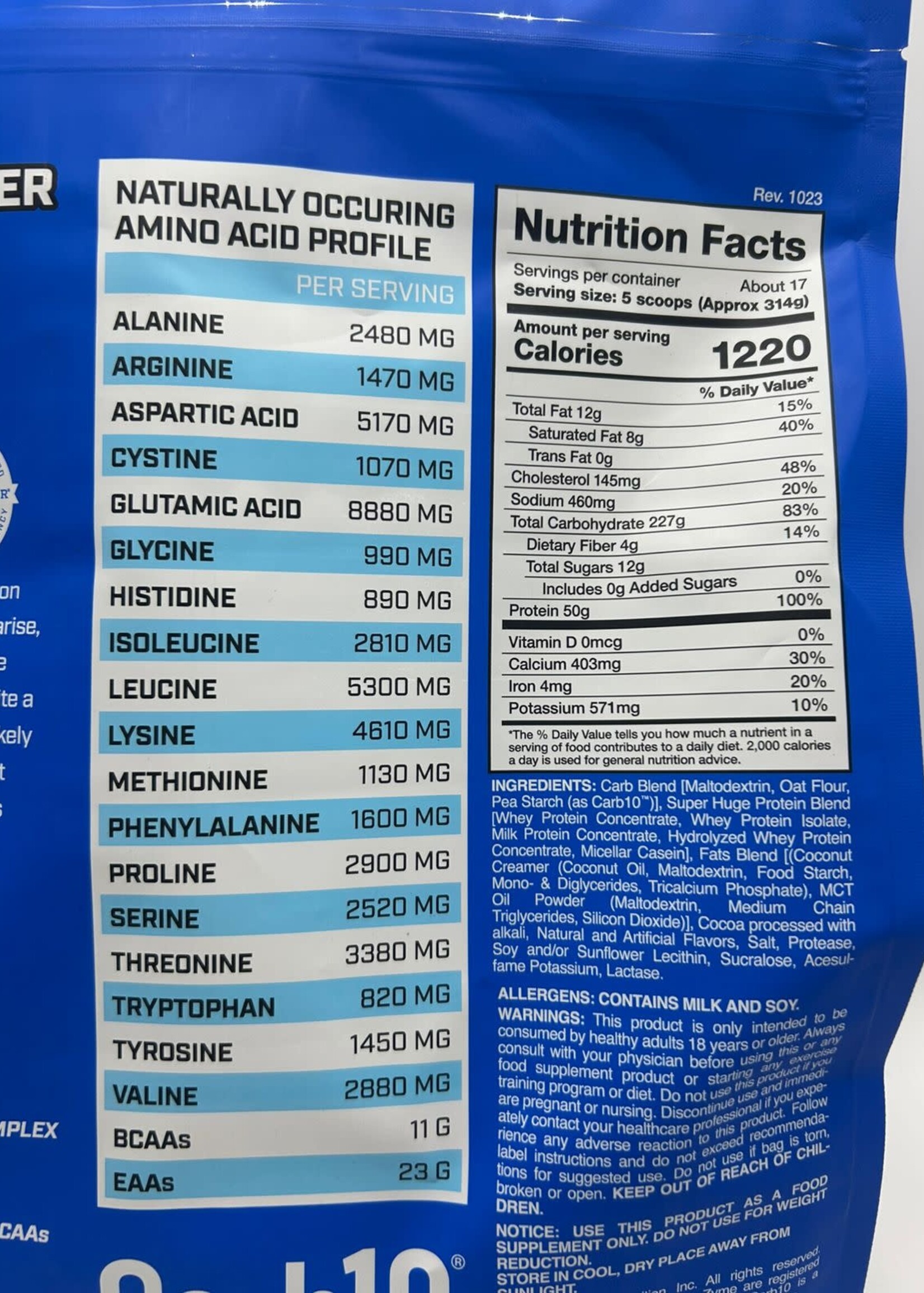 EVOGEN SUPER HUGE GAINER