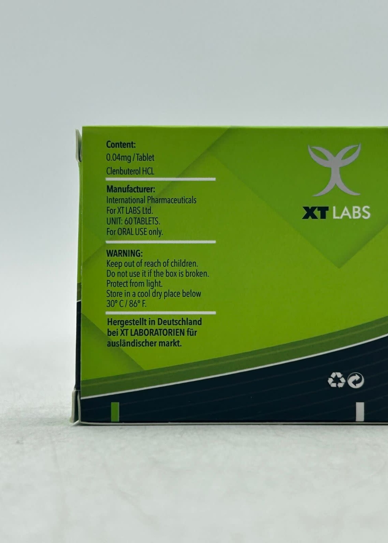 XT LABS CLENBUTREX XT 0.04 MG/ 60 TAB
