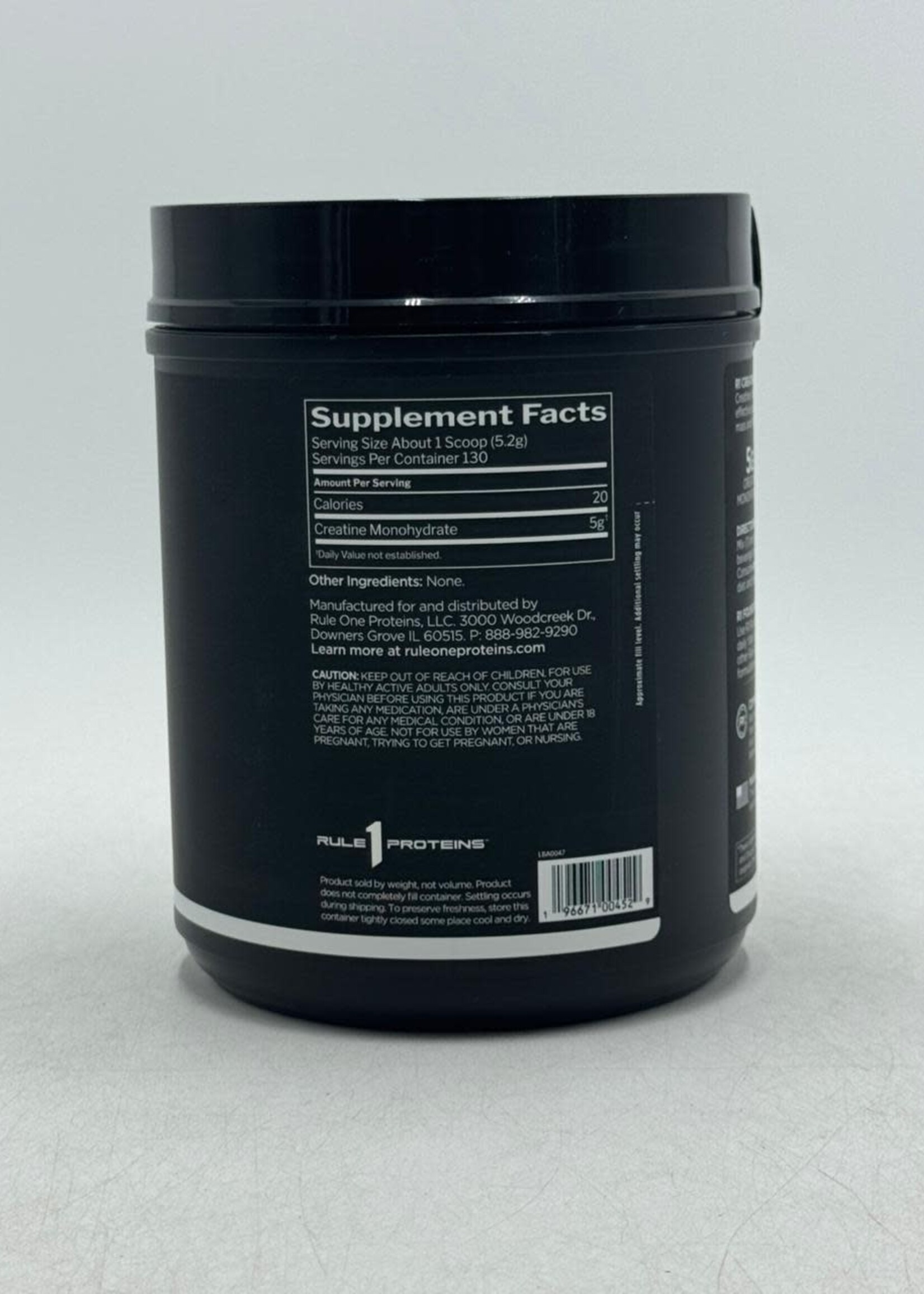 RULE 1 CREATINA RULE 1 130 SERV