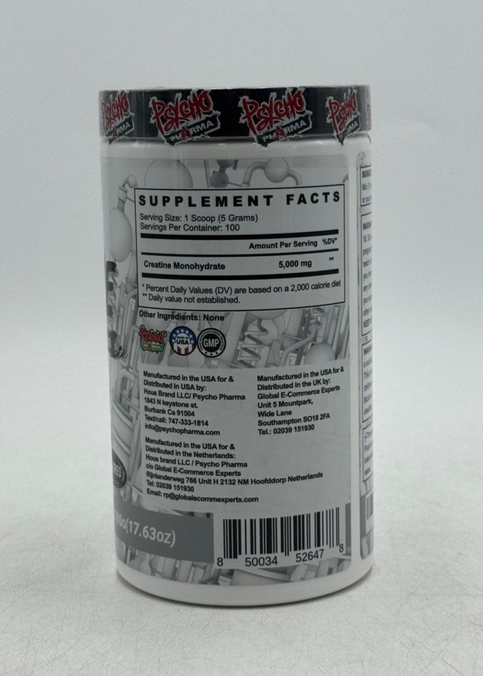 PSYCHOPHARMA CREATINA PSYCHOPHARMA 100 SERV