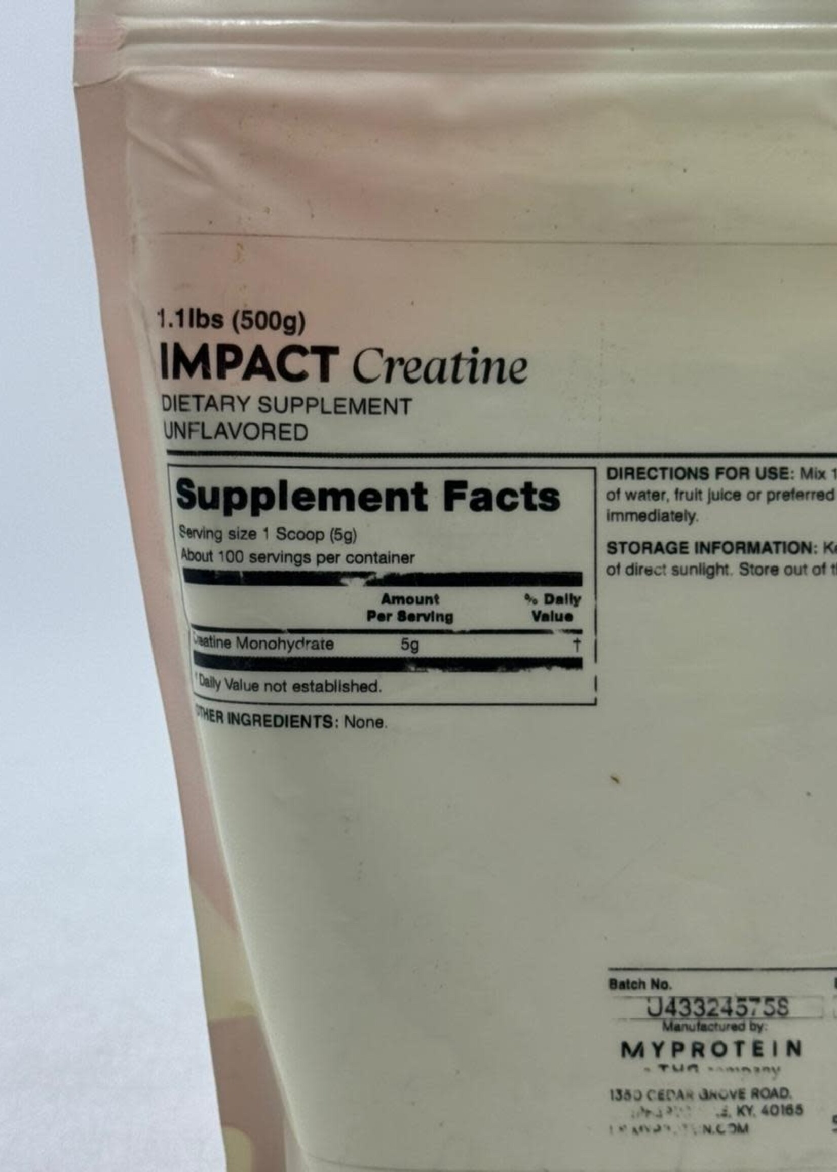 IMPACT CREATINA 100 SERV