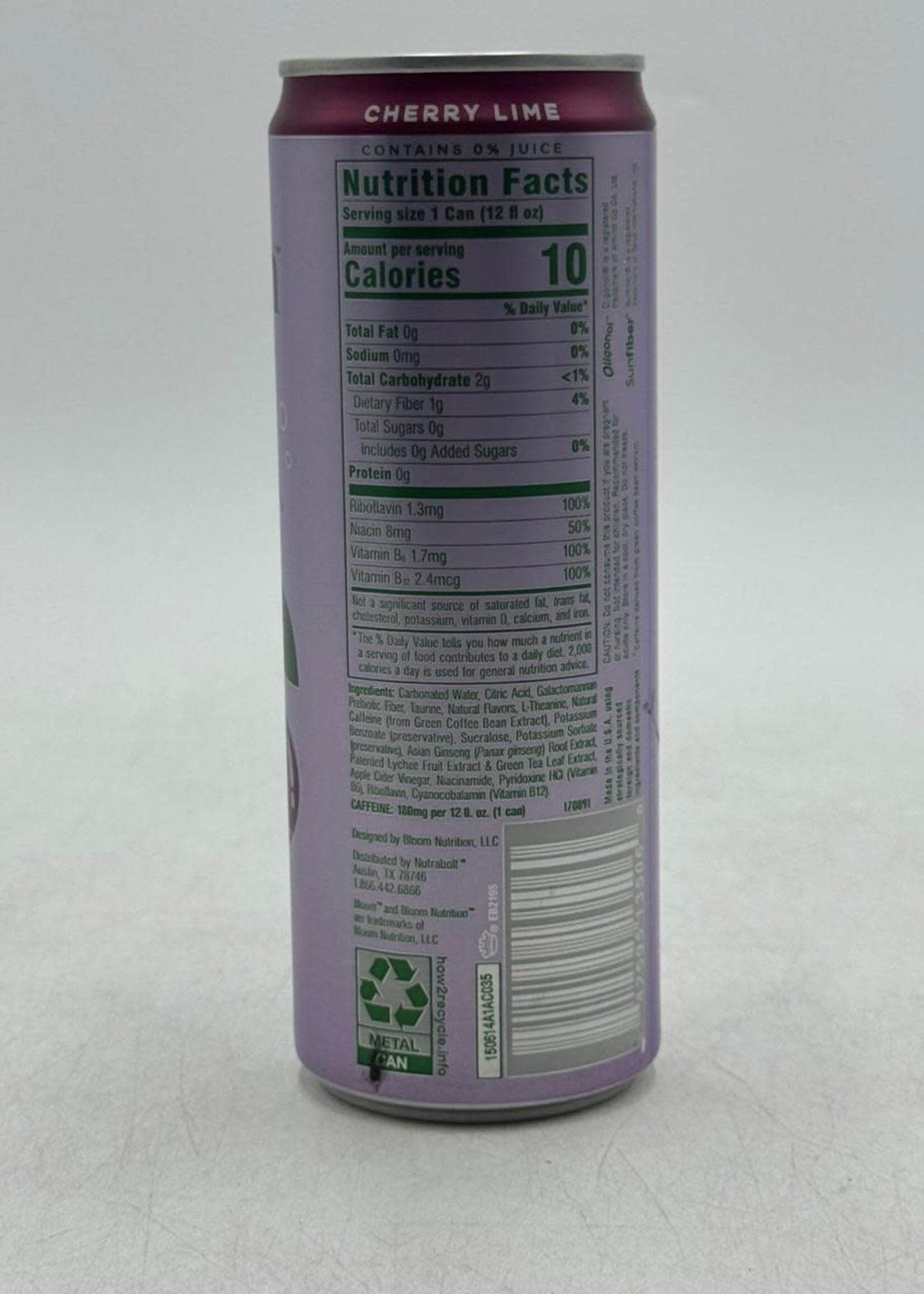 BLOOM BEBIDA BLOOM SPARKLING ENERGY