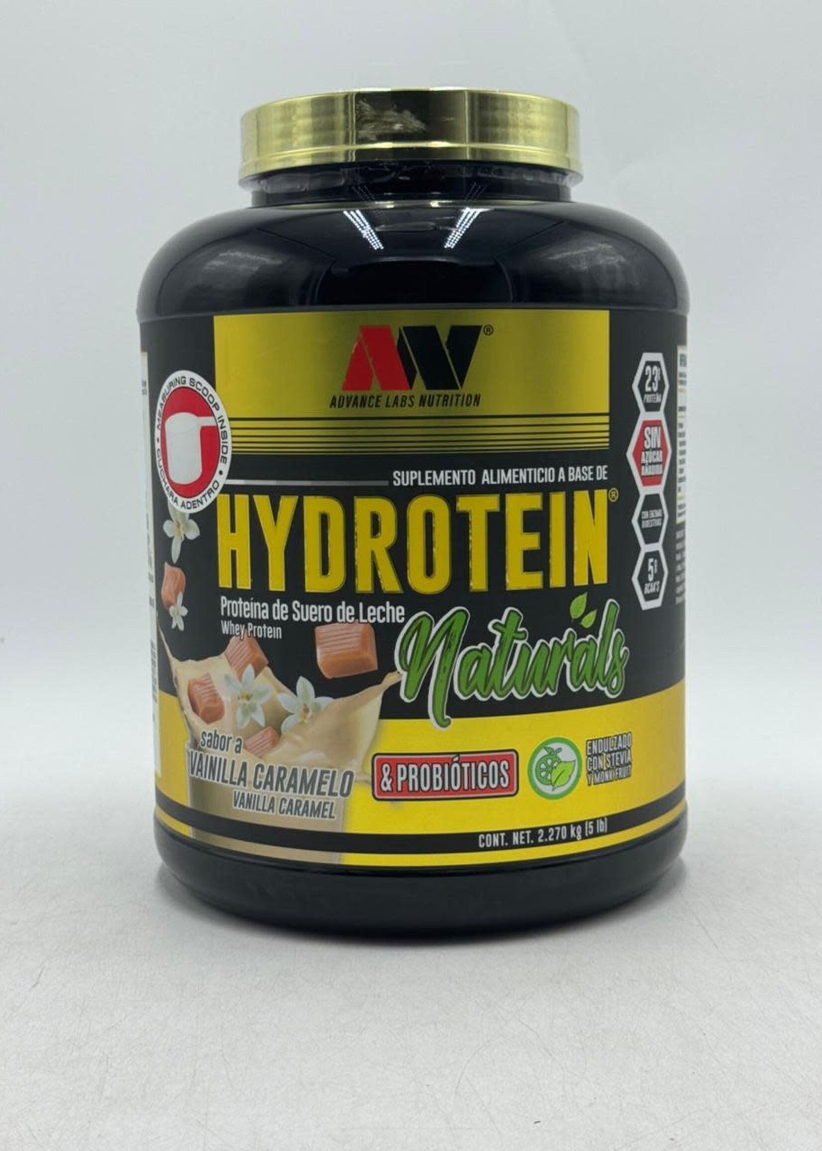 ADVANCE NUTRITION HYDROTEIN NATURALS & PROBIOTICOS(SIN AZUCAR PARA DIABETICOS)