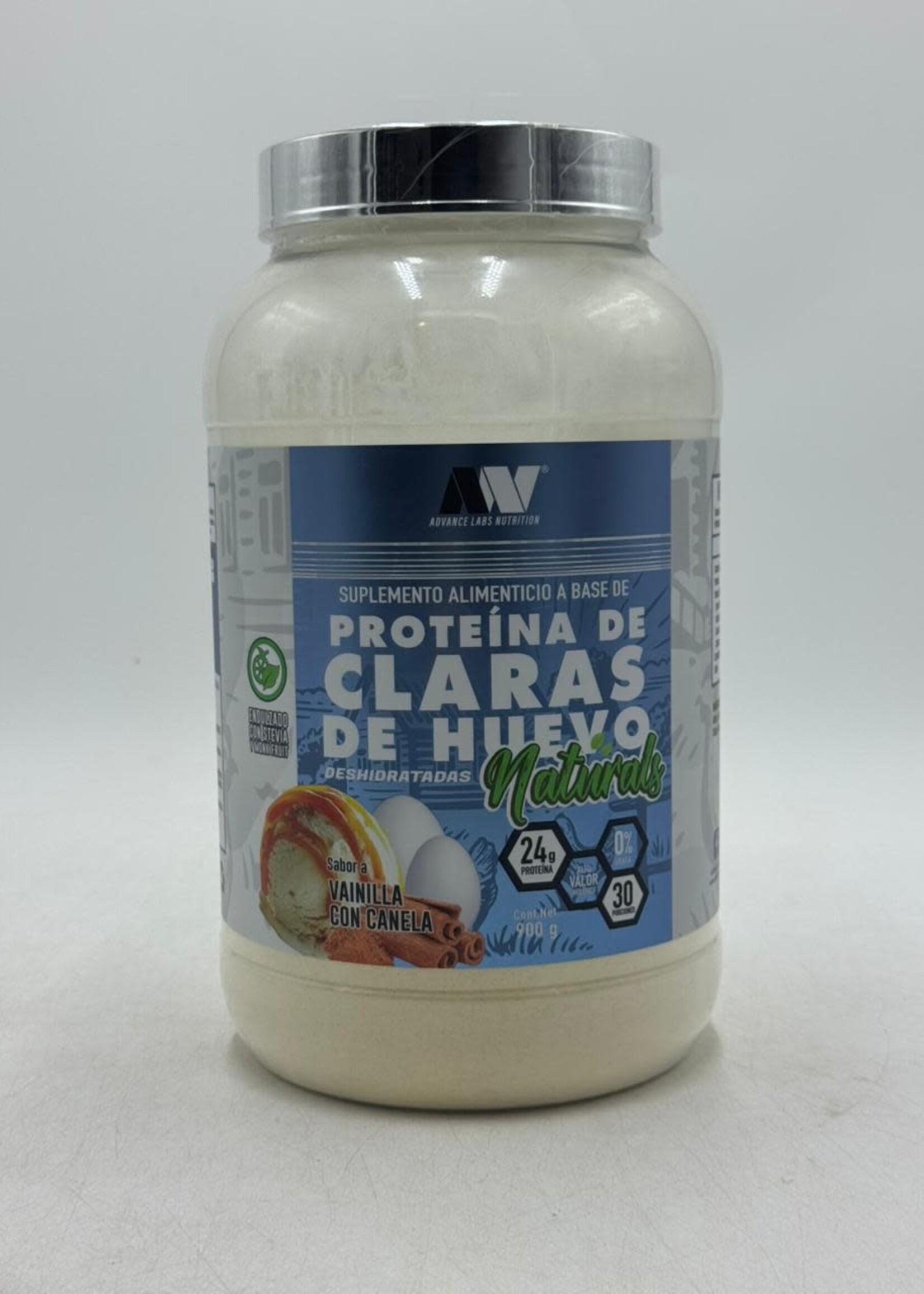 ADVANCE NUTRITION CLARAS DE HUEVO NATURALS 30 SERV