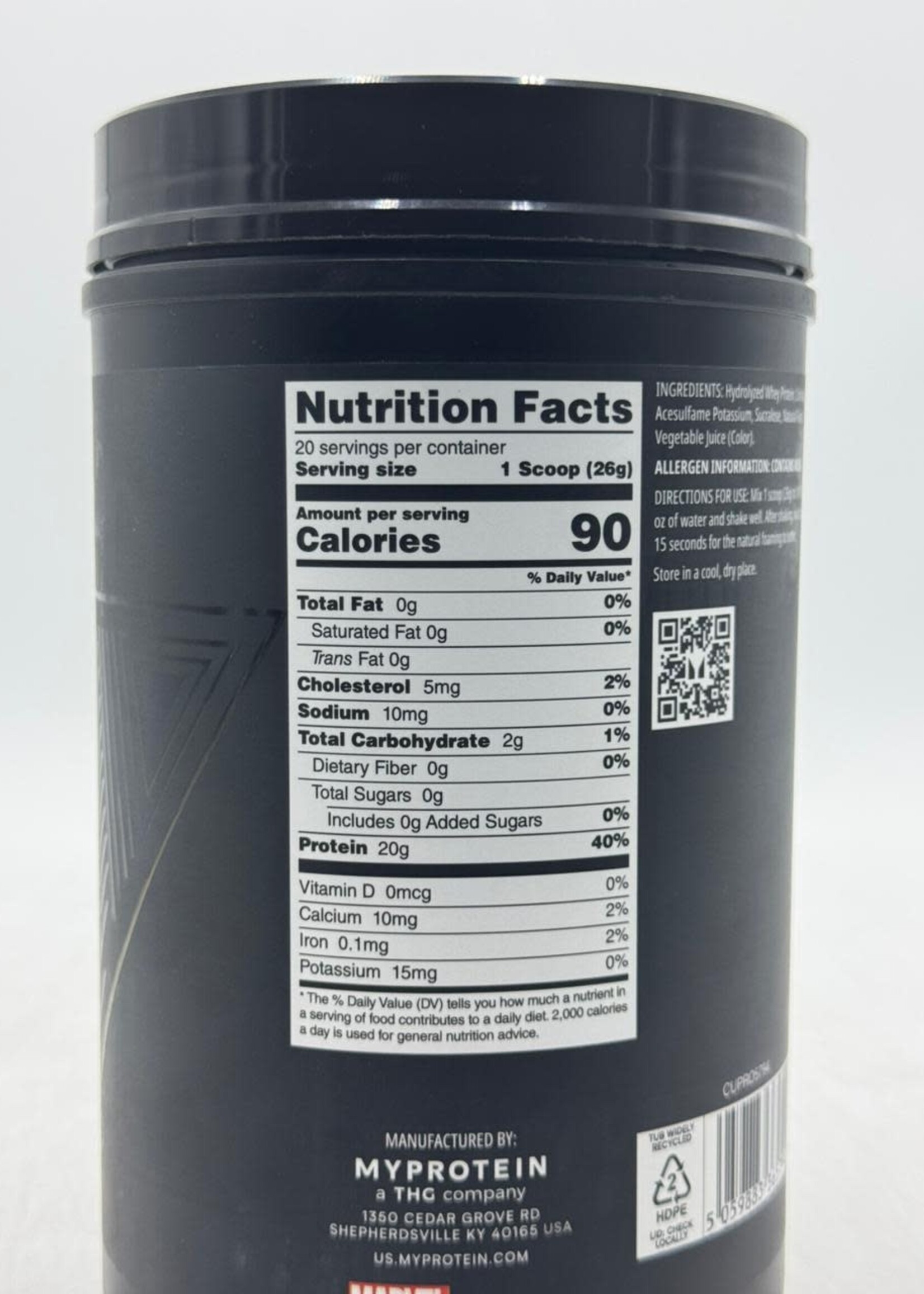 MY PROTEIN MY PROTEIN CLEAR WHEY ISO (MARVEL)