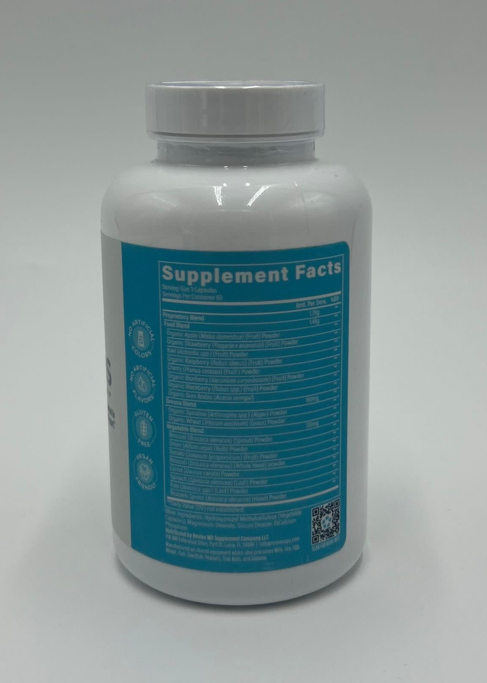 REVIVE DAILY GREENS 180 CAP REVIVE