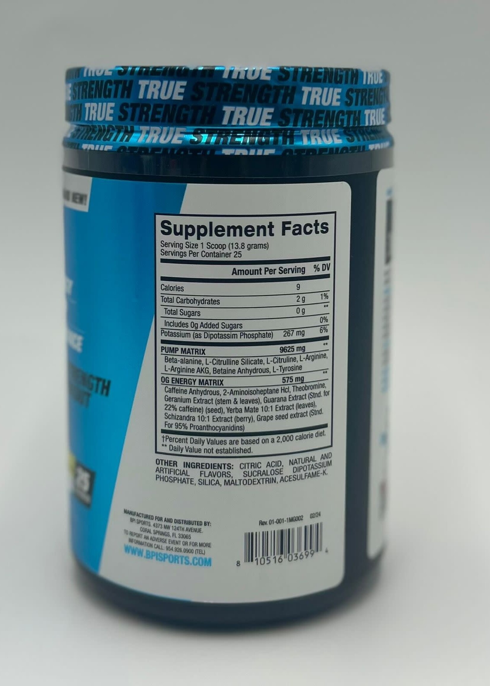 BPI BPI 1.M.R THE OG FORMULA PREWORK