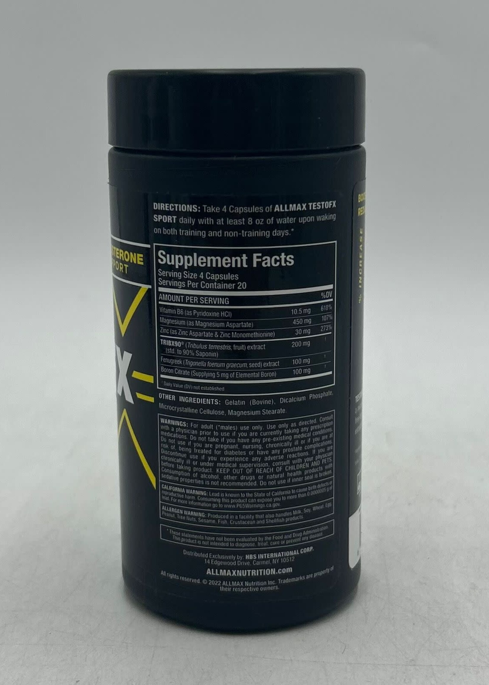 ALLMAX TESTO FX SPORT 80 TAB *PROMO* ALLMAX