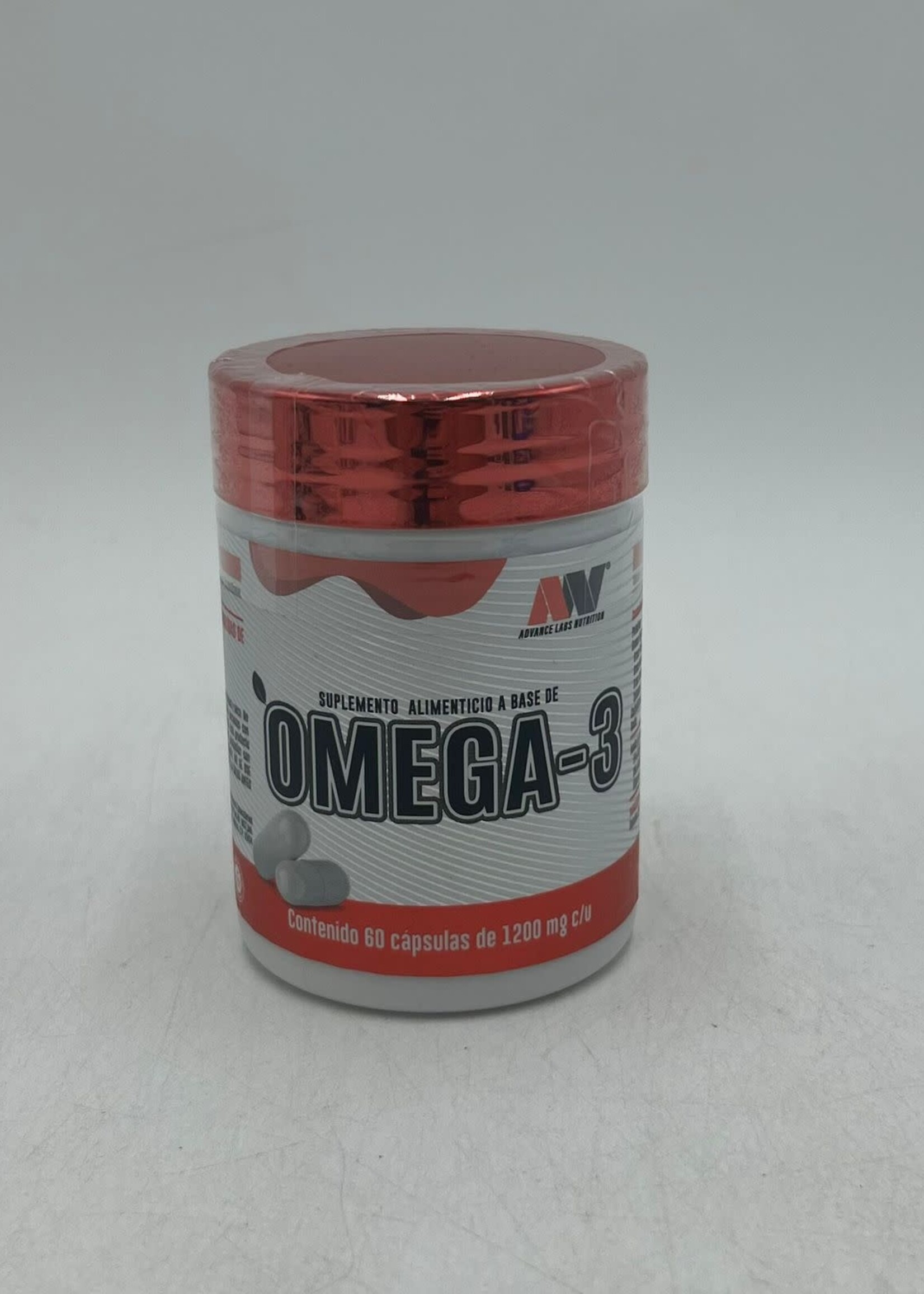 ADVANCE NUTRITION OMEGA 3 60 CAP 1200 MG ADVANCE *BLANCO TAPA ROJA**