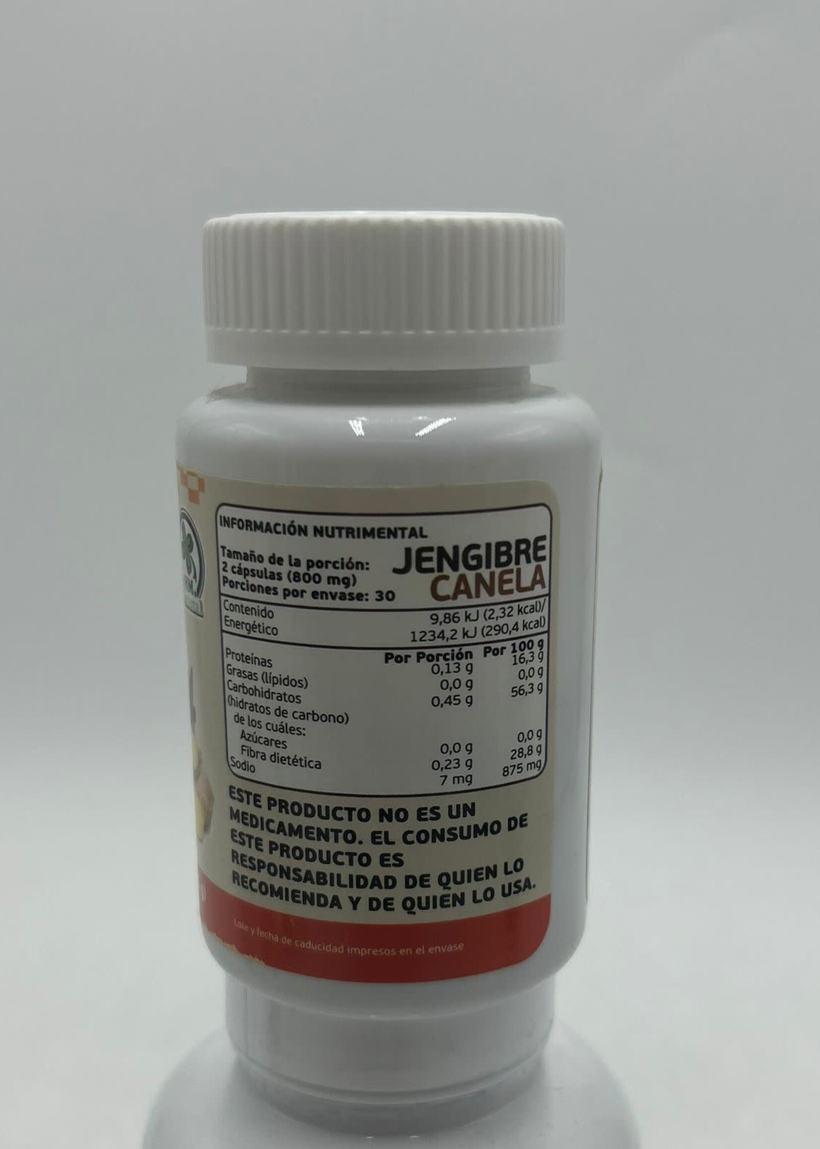 HM NATURAL JENGIBRE CANELA 60 CAPS 400MG HM NATURAL